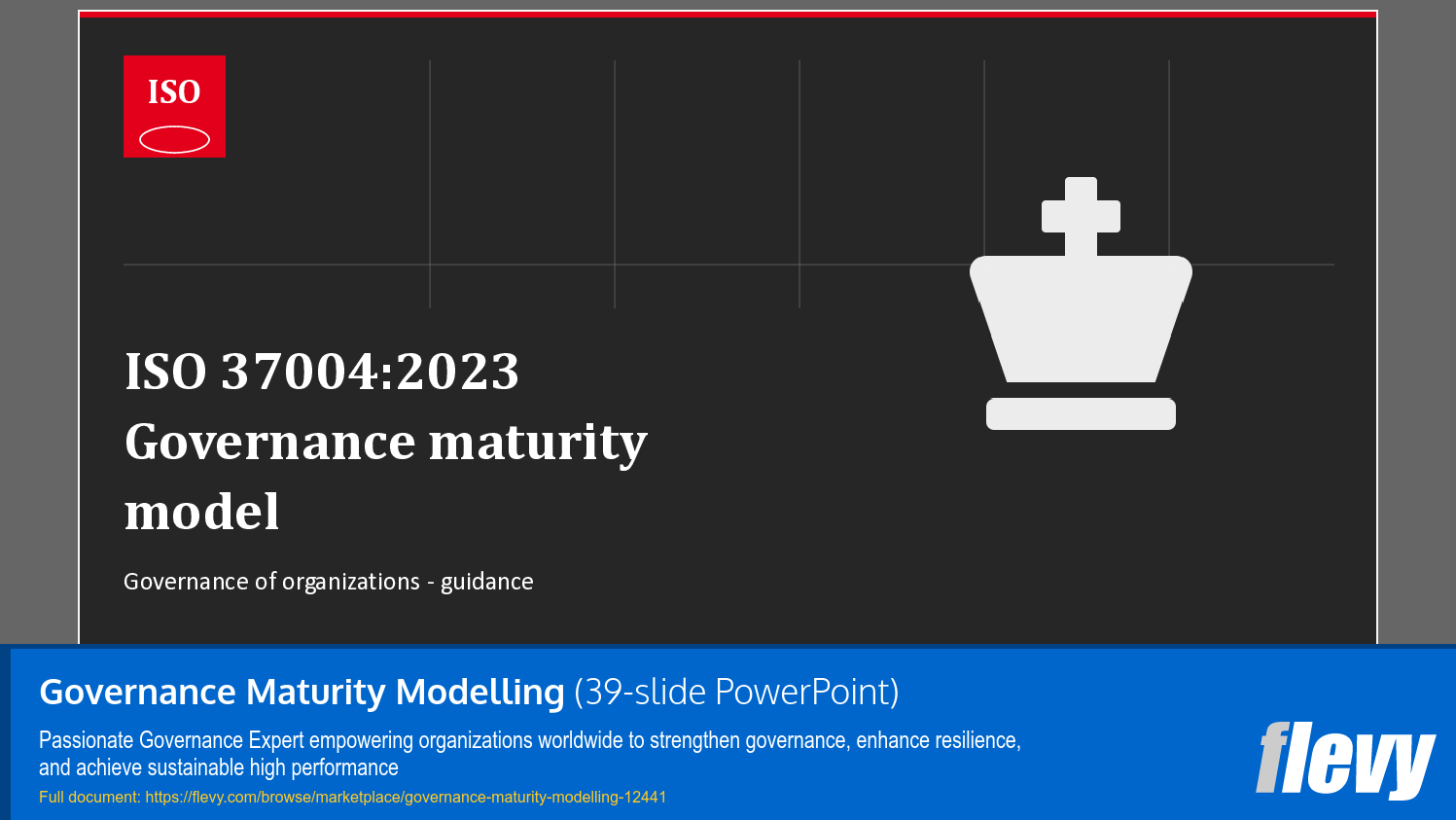 Governance Maturity Modelling (39-slide PPT PowerPoint presentation template (PPTX)) Preview Image