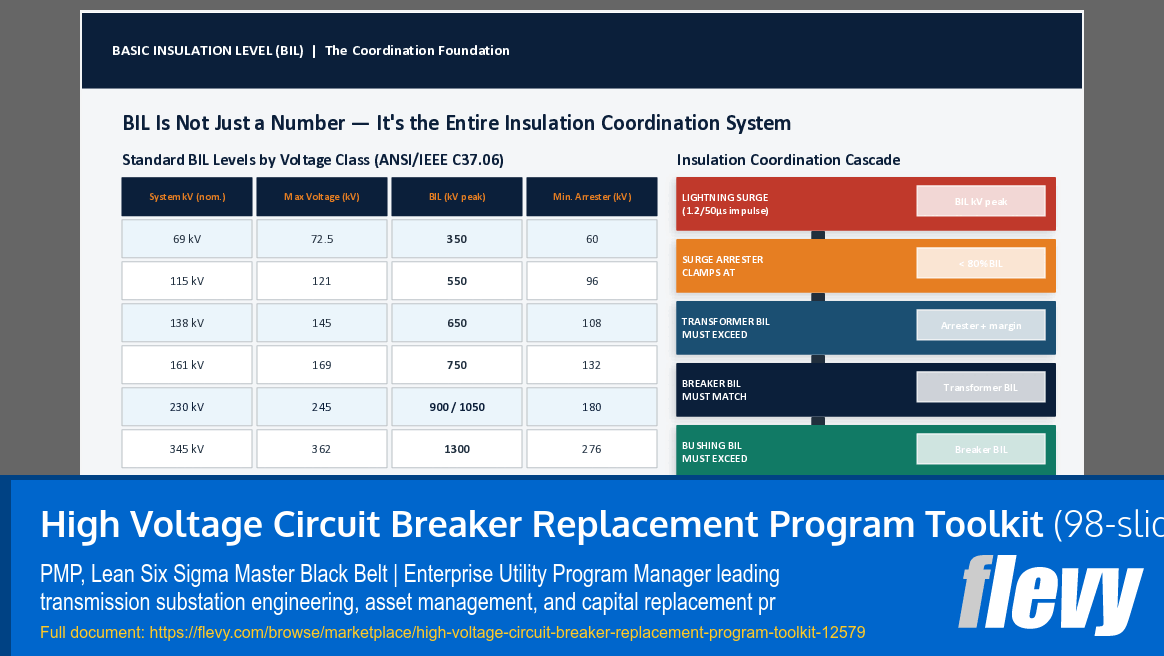 High Voltage Circuit Breaker Replacement Program Toolkit (98-slide PPT PowerPoint presentation template (PPTX)) Preview Image