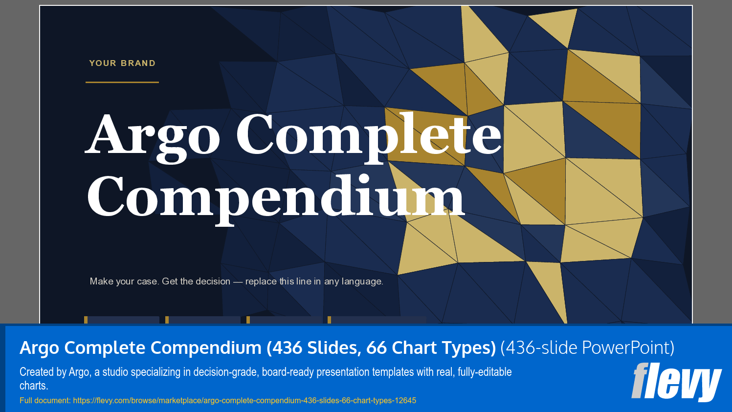 Argo Complete Compendium (436 Slides, 66 Chart Types) (436-slide PPT PowerPoint presentation template (PPTX)) Preview Image