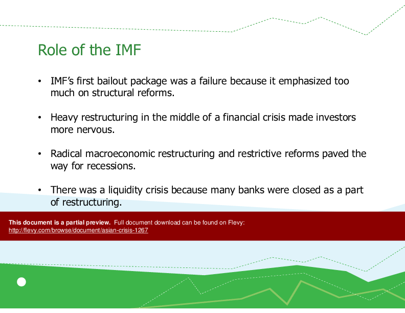 Asian Crisis (16-slide PPT PowerPoint presentation (PPTX)) Preview Image