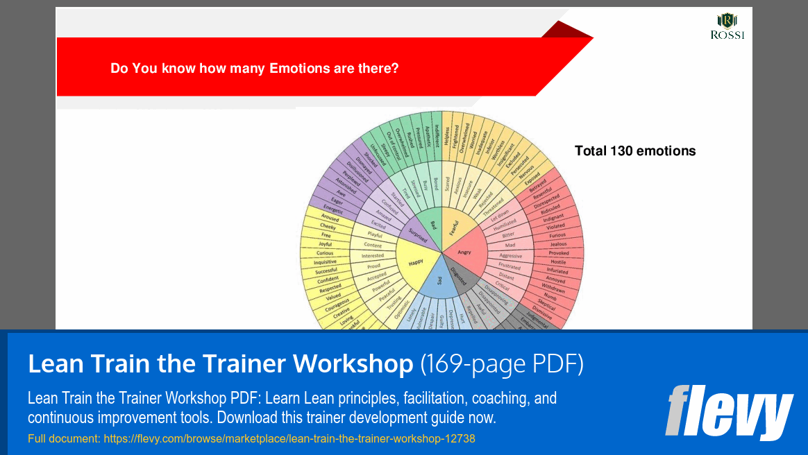 Lean Train the Trainer Workshop (169-page PDF document) Preview Image