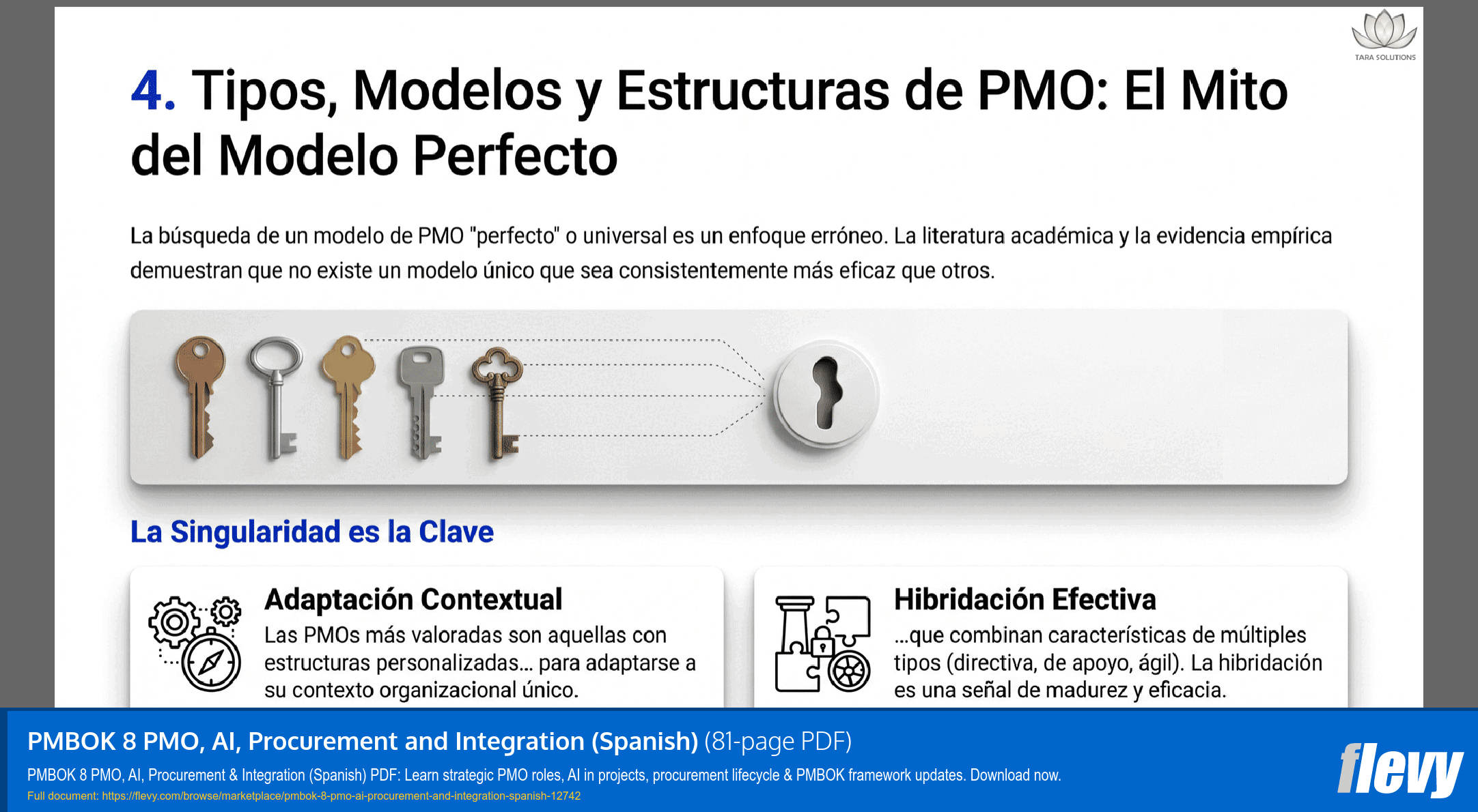 PMBOK 8 PMO, AI, Procurement and Integration (Spanish) (81-page PDF document) Preview Image