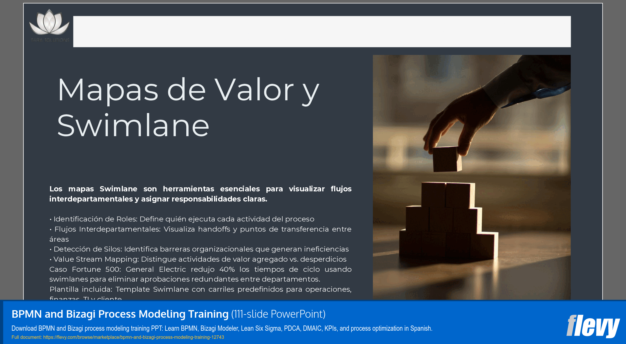 BPMN and Bizagi Process Modeling Training (111-slide PPT PowerPoint presentation template (PPTX)) Preview Image