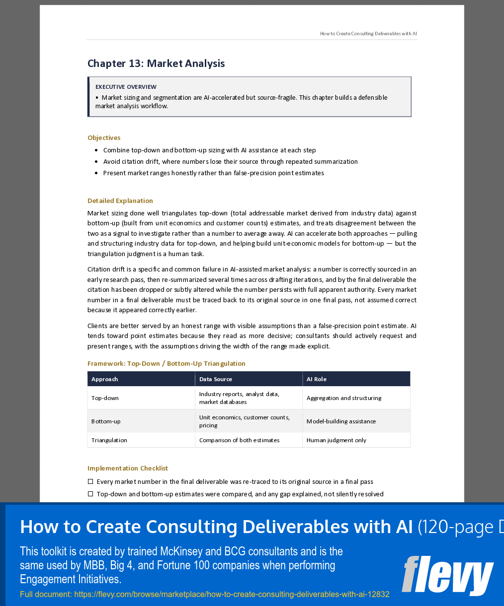 How to Create Consulting Deliverables with AI (120-page Word document) Preview Image