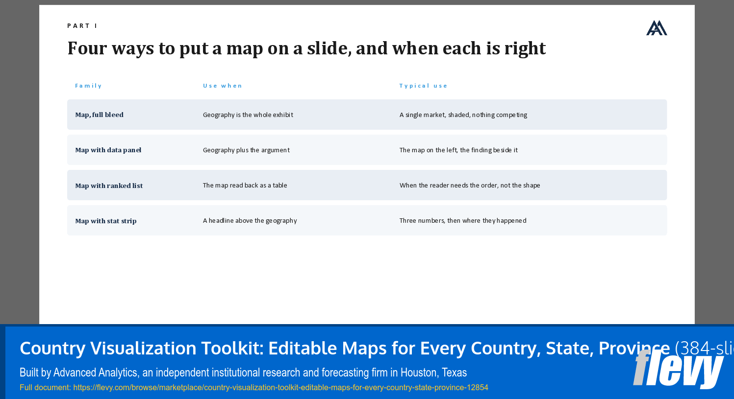 Country Visualization Toolkit: Editable Maps for Every Country, State, Province (384-slide PPT PowerPoint presentation template (PPTX)) Preview Image