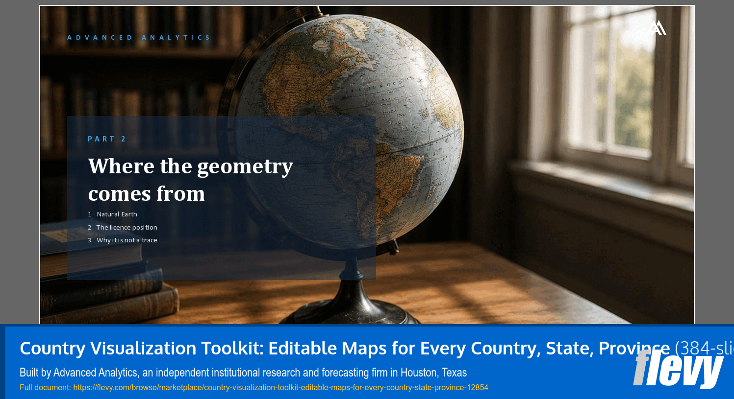 Country Visualization Toolkit: Editable Maps for Every Country, State, Province (384-slide PPT PowerPoint presentation template (PPTX)) Preview Image
