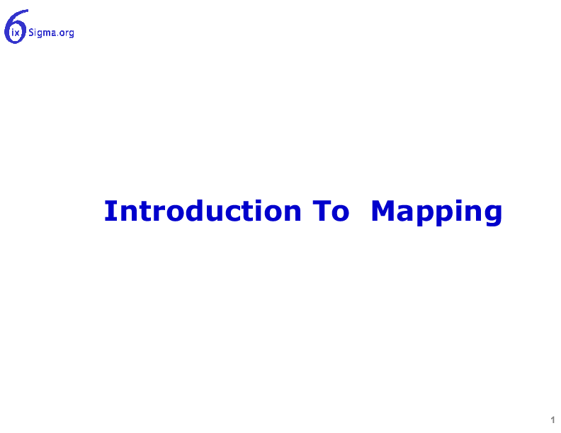 012_Introduction to Mapping (15-slide PPT PowerPoint presentation (PPT)) Preview Image