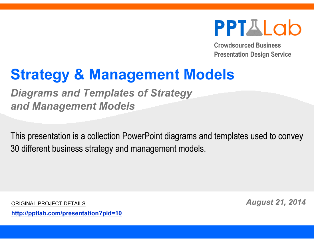 Corporate Strategy and Management Models (112-slide PowerPoint presentation (PPT)) Preview Image
