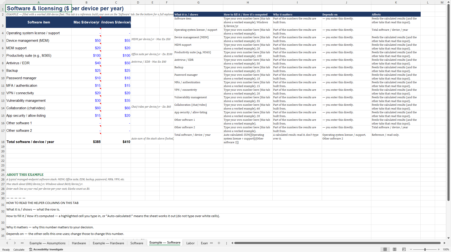 Total Cost of Ownership Toolkit: 14 TCO Models (Excel template (XLSX)) Preview Image