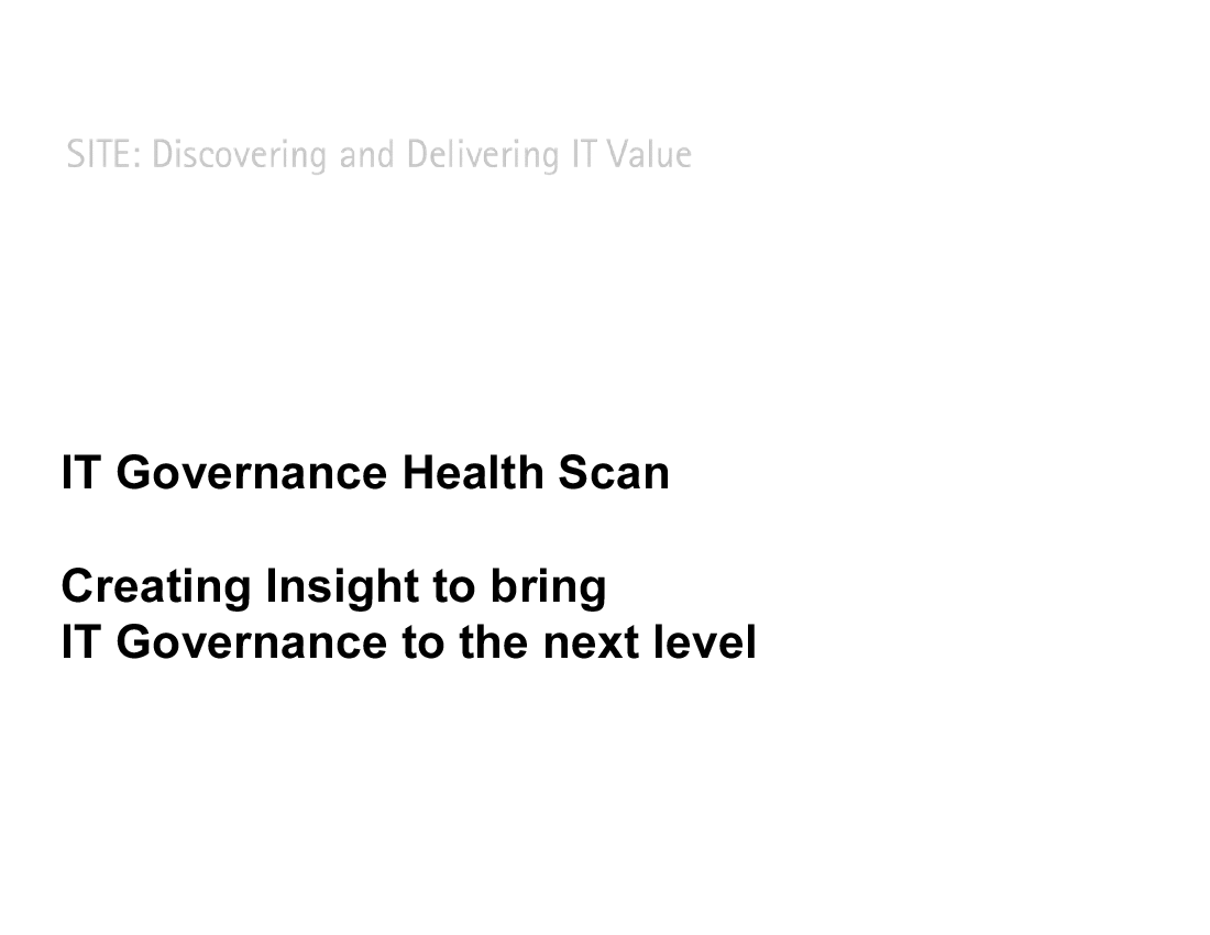 IT Governance Framework (23-slide PPT PowerPoint presentation (PPTX)) Preview Image