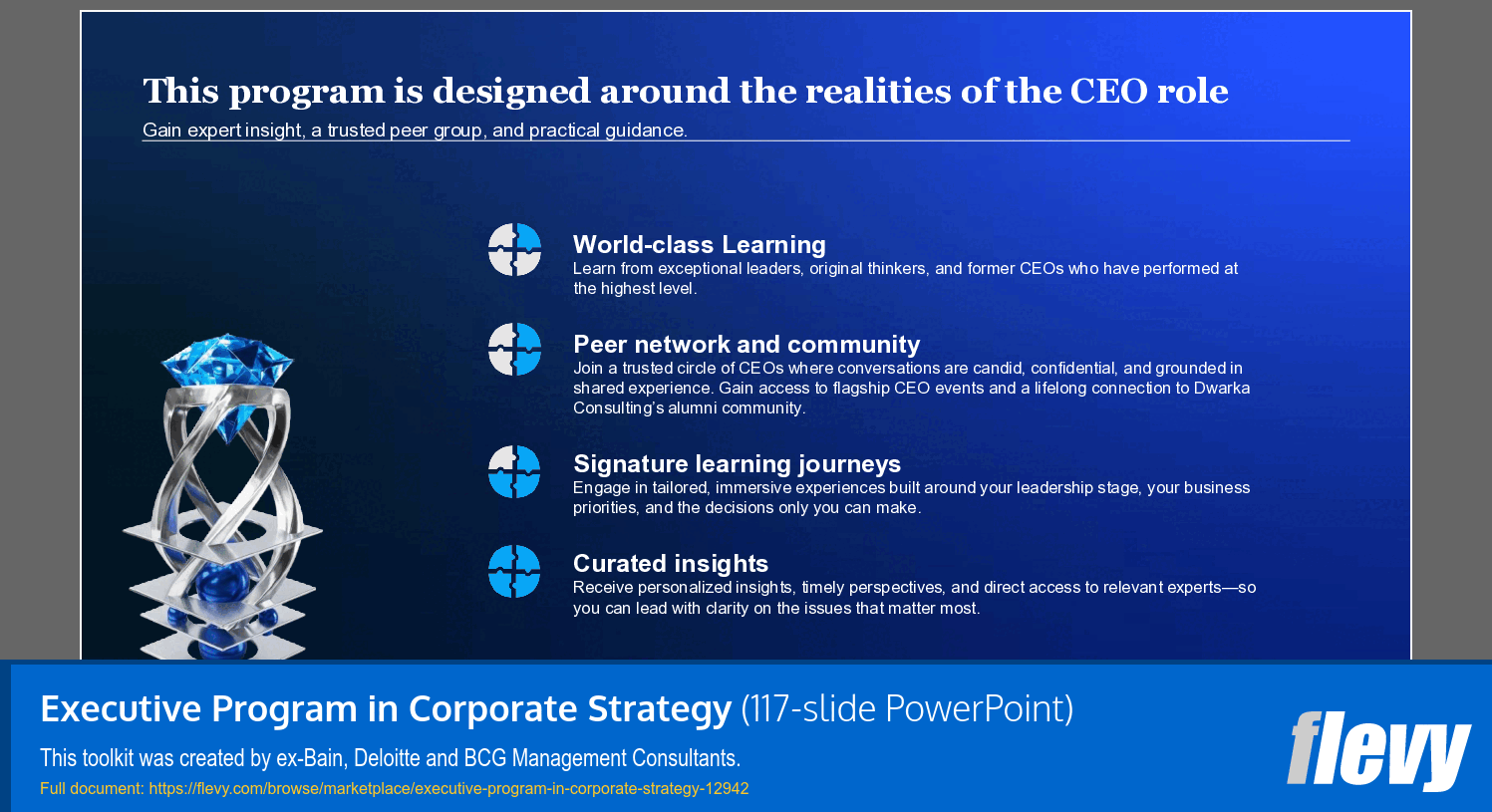 Executive Program in Corporate Strategy (117-slide PPT PowerPoint presentation template (PPTX)) Preview Image