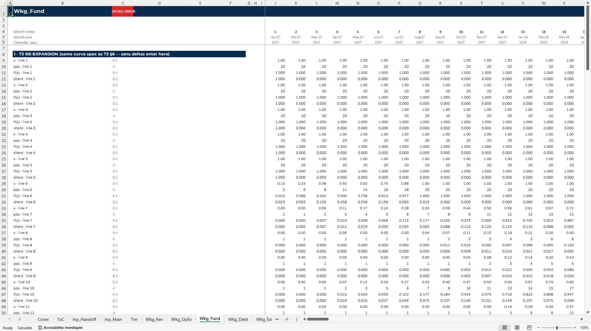 Data Center Project Finance Model: Sponsor, Equity & Lender (Excel template (XLSX)) Preview Image