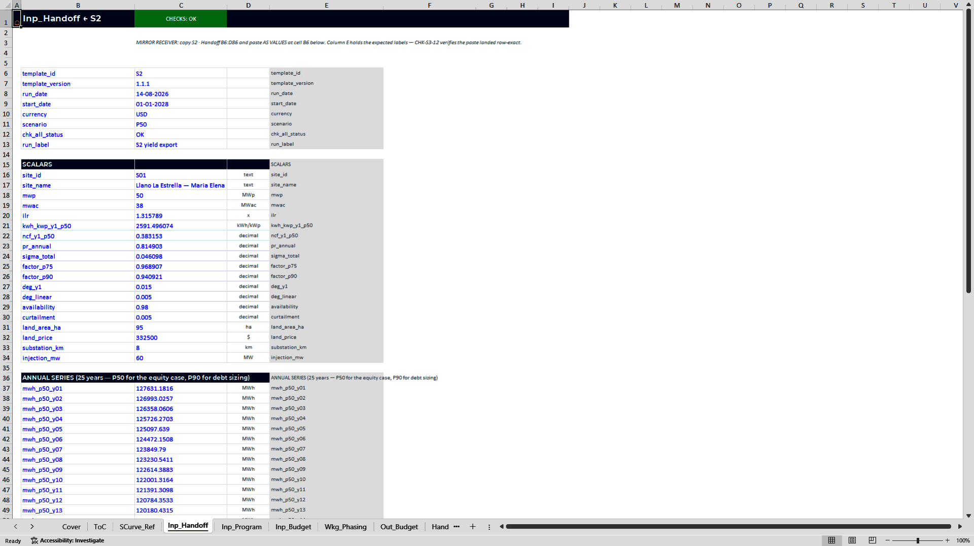 Solar CapEx, Underwriting & Investment Committee Pack (Excel template (XLSX)) Preview Image