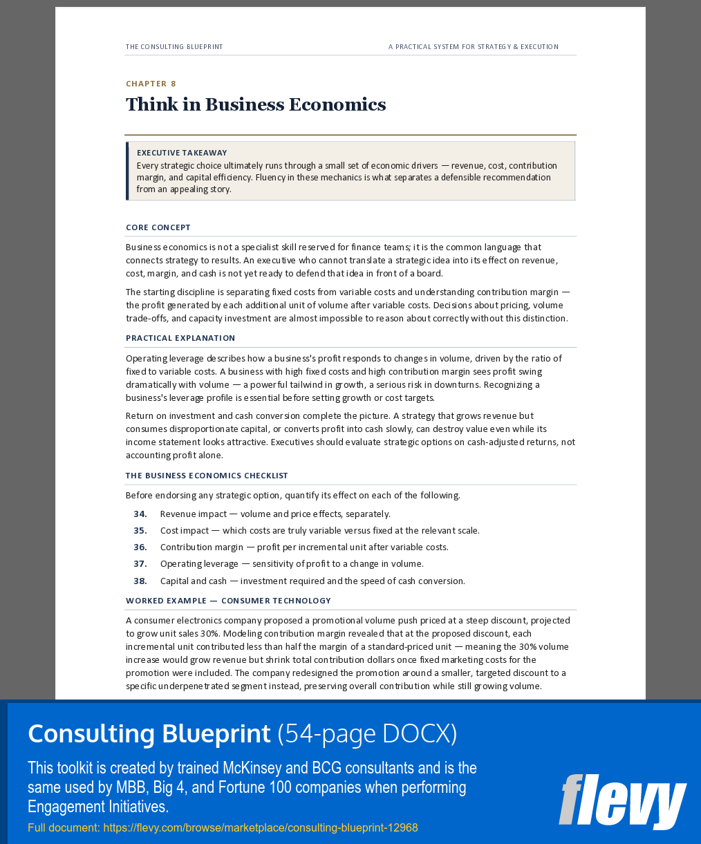 Consulting Blueprint (54-page Word document) Preview Image