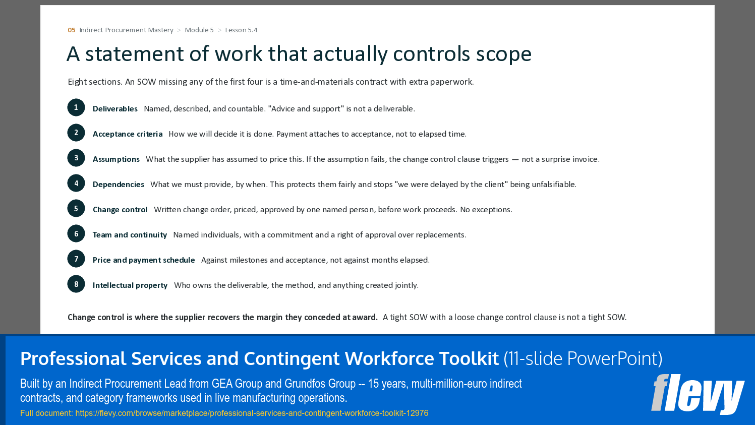 Professional Services and Contingent Workforce Toolkit (11-slide PPT PowerPoint presentation template (PPTX)) Preview Image