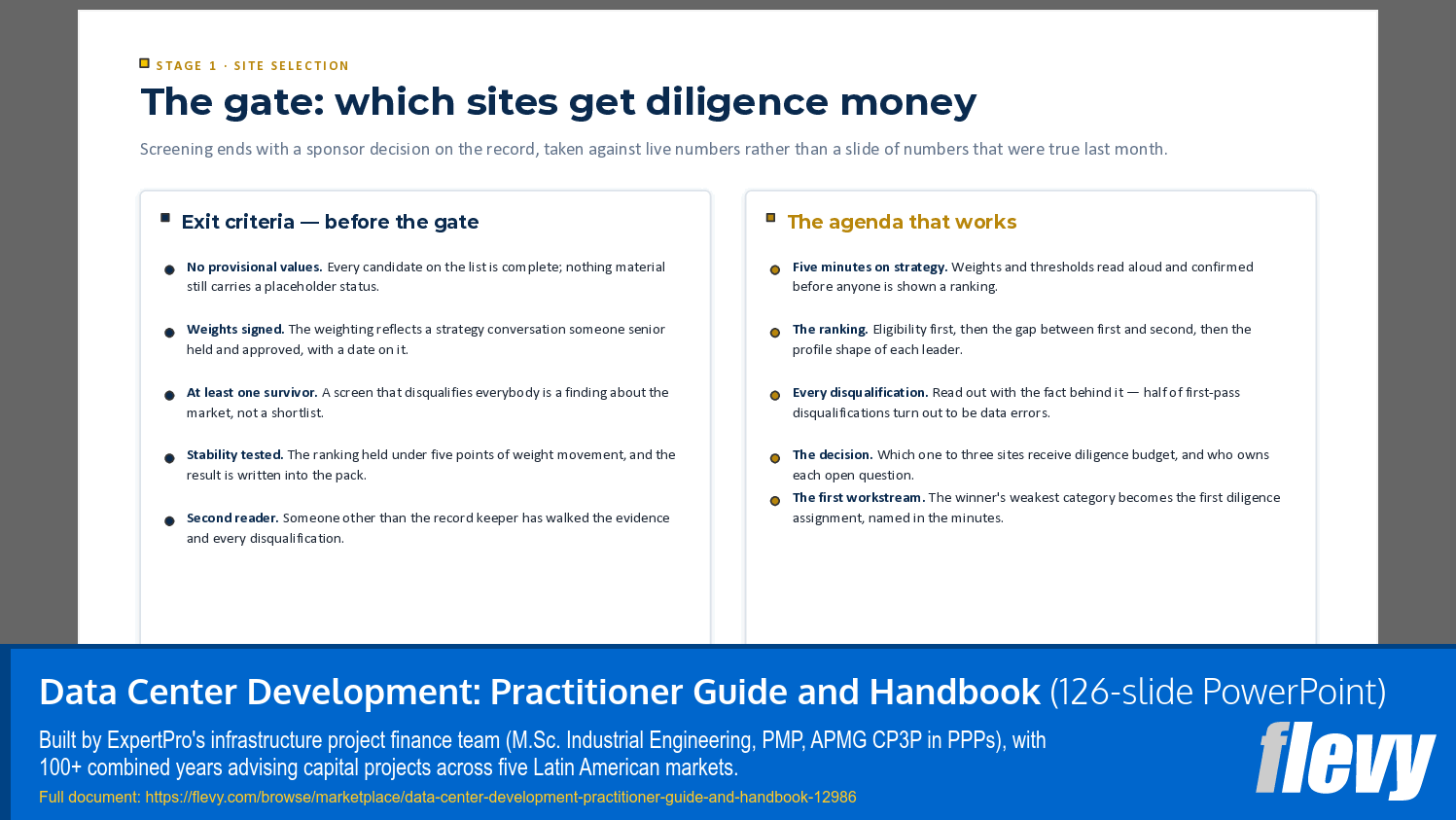Data Center Development: Practitioner Guide and Handbook (126-slide PPT PowerPoint presentation template (PPTX)) Preview Image