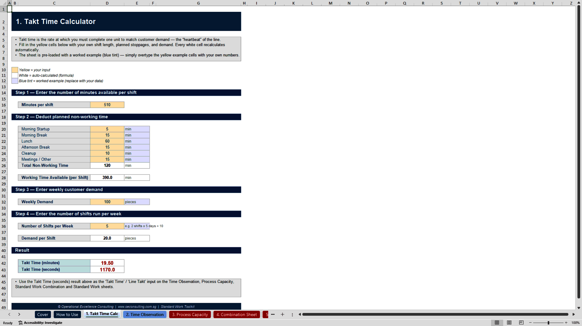 Standard Work Toolkit (Excel template (XLSX)) Preview Image