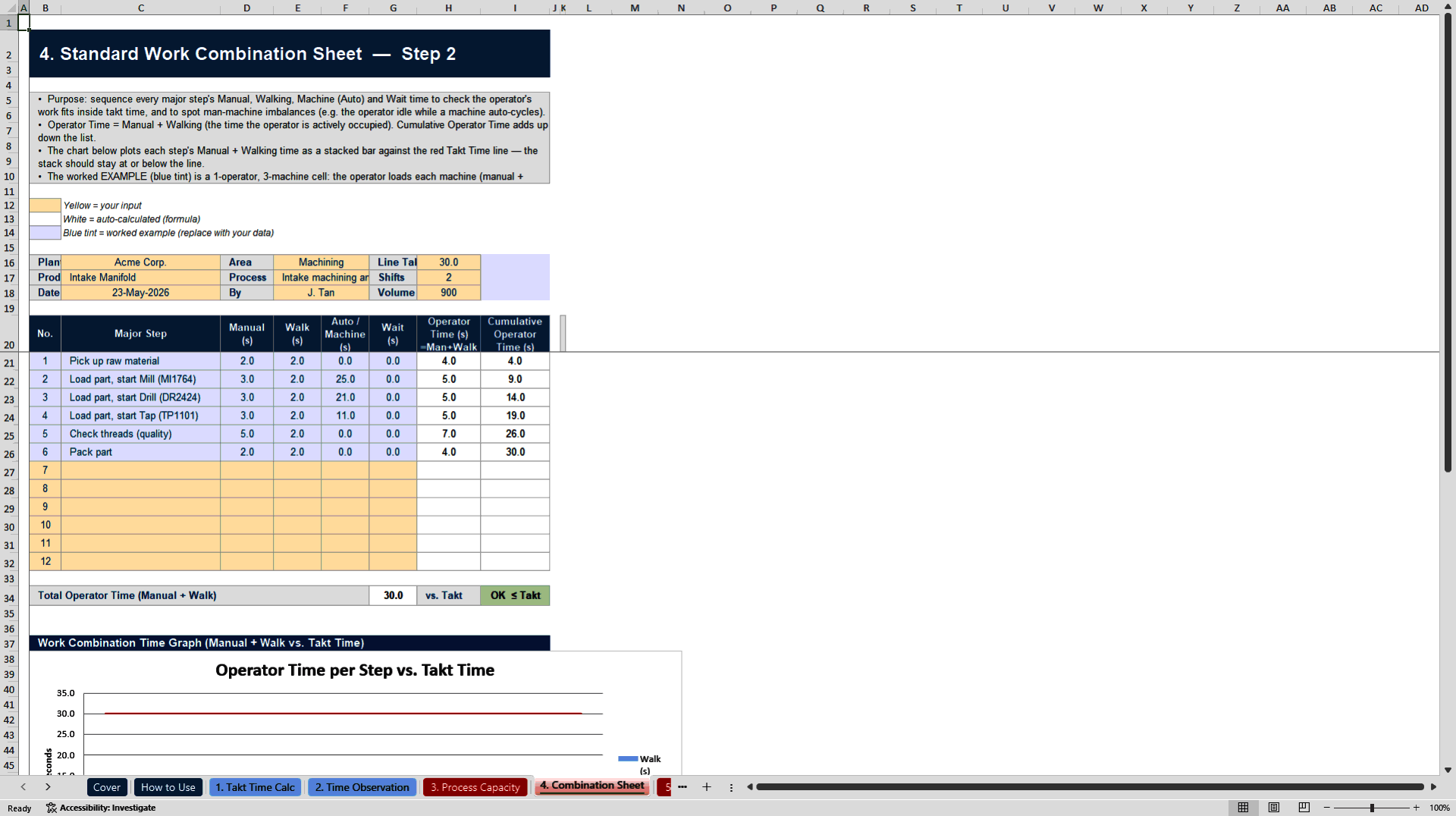 Standard Work Toolkit (Excel template (XLSX)) Preview Image