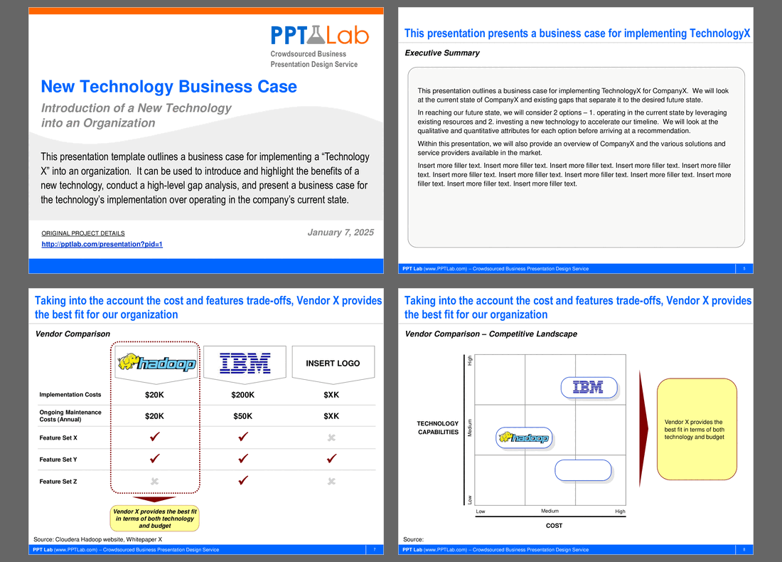 This is a partial preview of New Technology Business Case. Full document is 31 slides. 