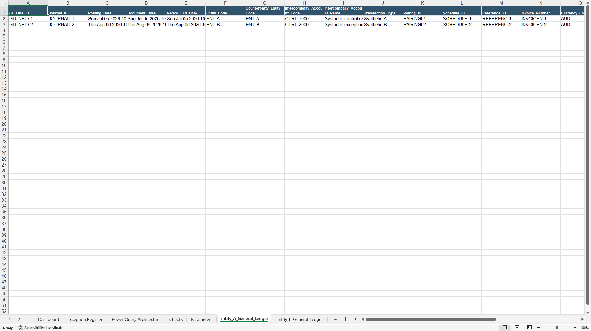 Intercompany Recharge and FX Reconciliation Matrix (Excel template (XLSX)) Preview Image
