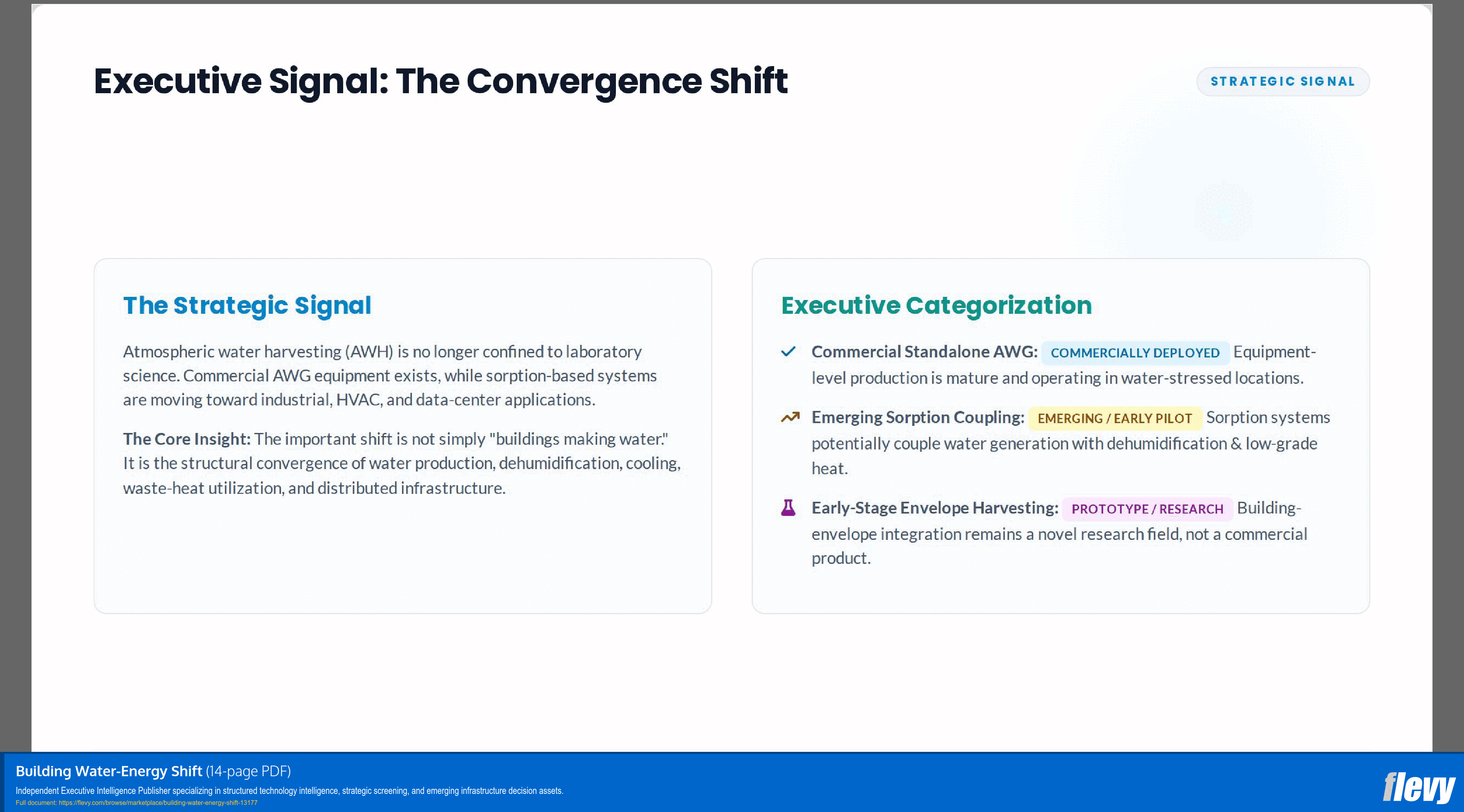 Building Water-Energy Shift (14-page PDF document) Preview Image