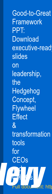 Good-to-Great Framework (52-slide PPT PowerPoint presentation template (PPTX)) Preview Image