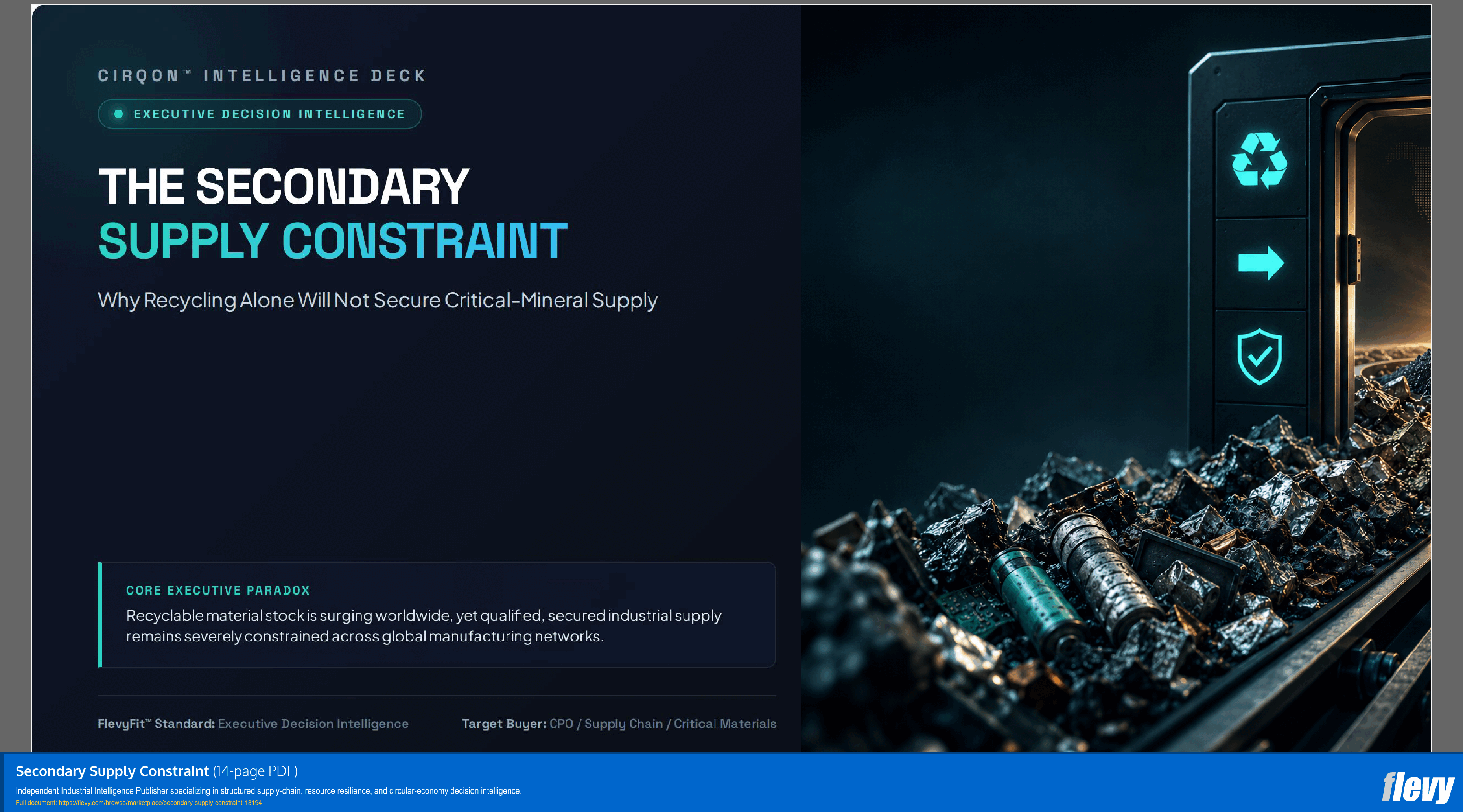 Secondary Supply Constraint (14-page PDF document) Preview Image