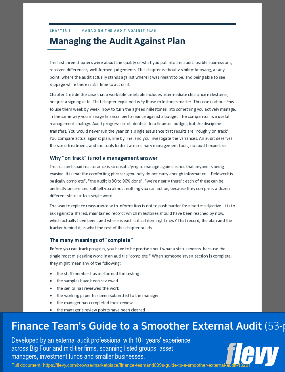 Finance Team's Guide to a Smoother External Audit (53-page PDF document) Preview Image