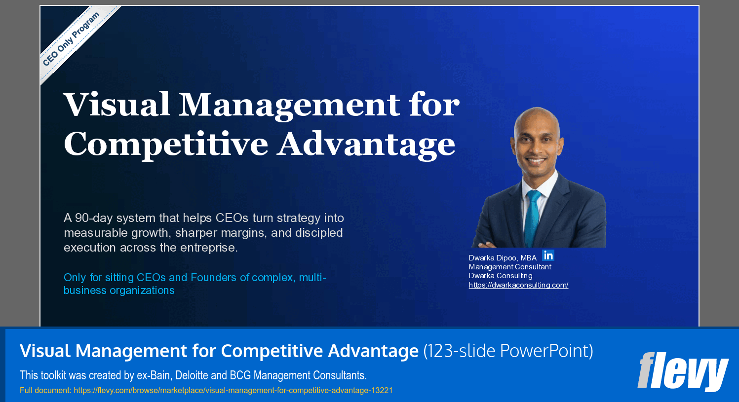 Visual Management for Competitive Advantage (123-slide PPT PowerPoint presentation template (PPTX)) Preview Image