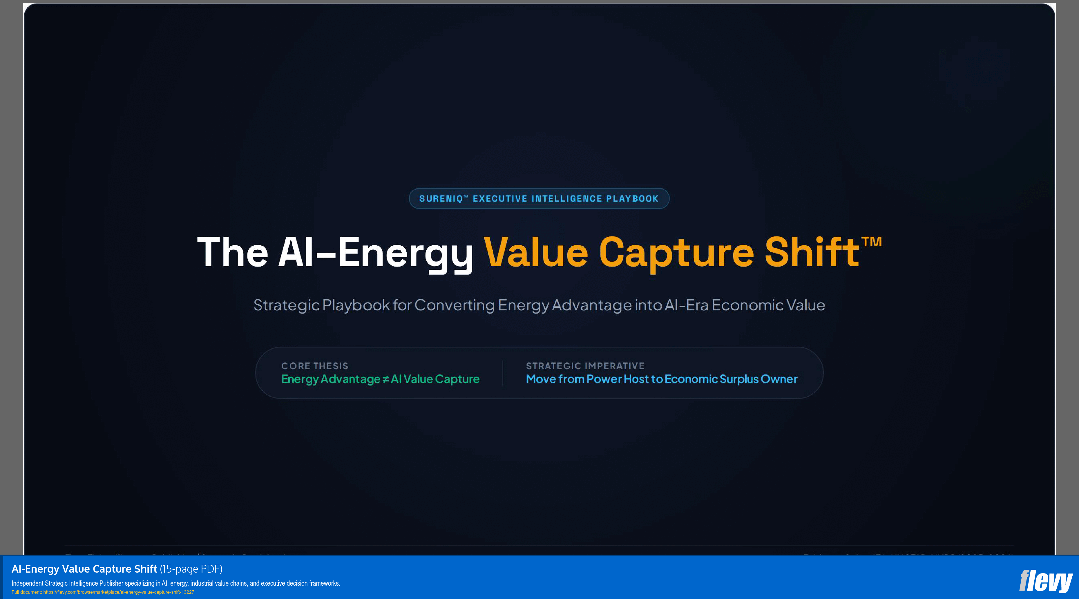 AI-Energy Value Capture Shift (15-page PDF document) Preview Image