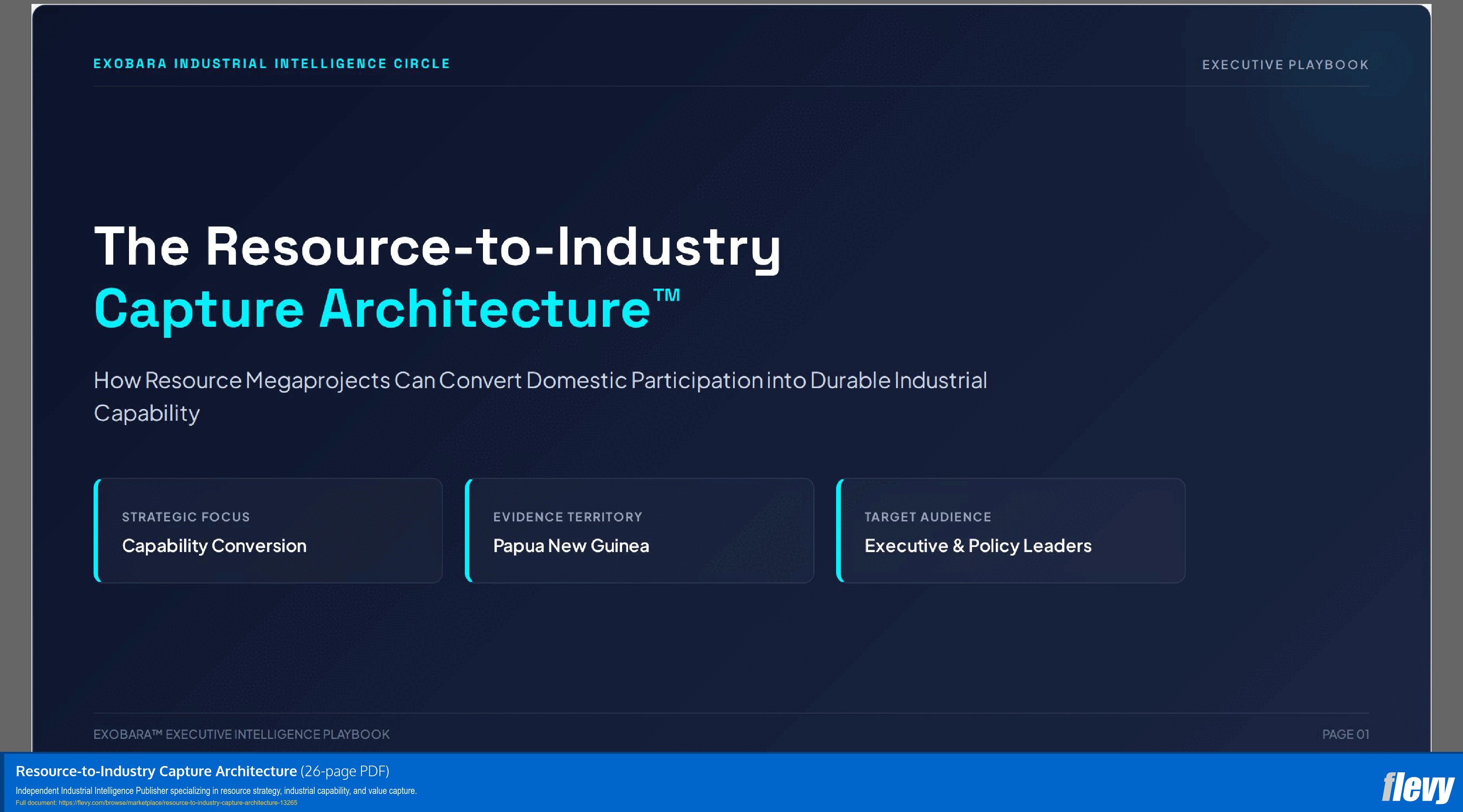 Resource-to-Industry Capture Architecture (26-page PDF document) Preview Image