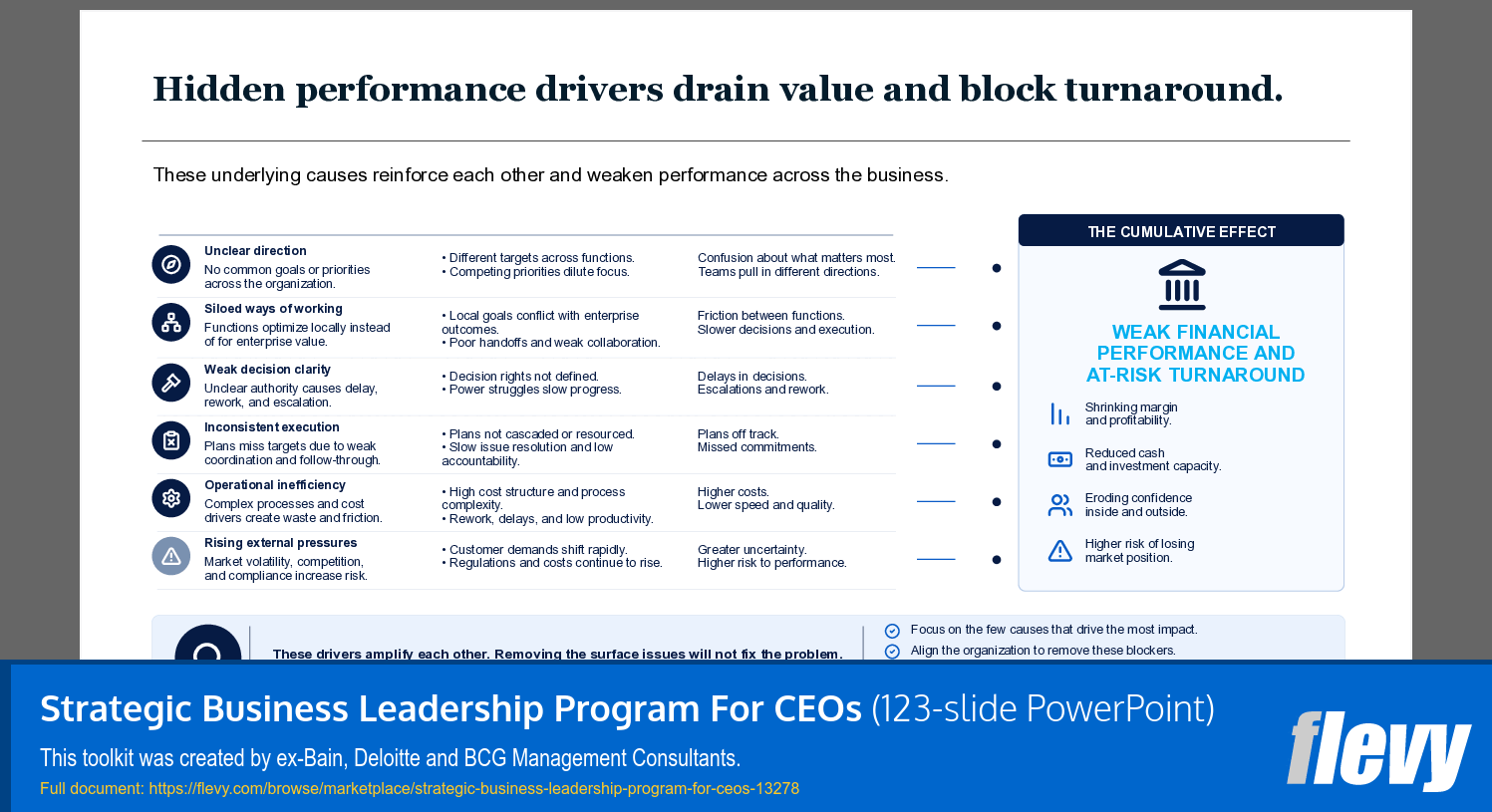 Strategic Business Leadership Program For CEOs (123-slide PPT PowerPoint presentation template (PPTX)) Preview Image