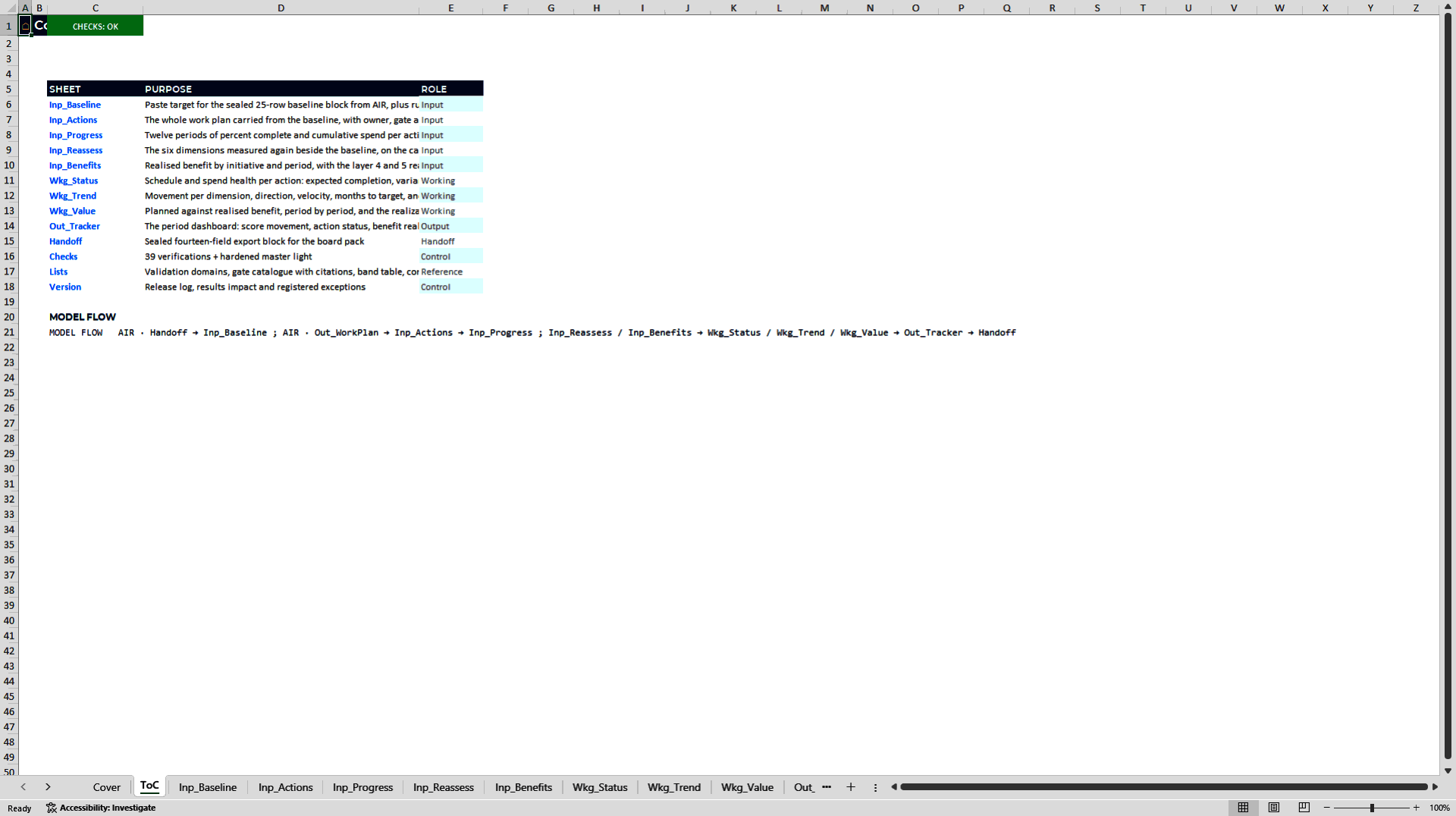 AI Readiness Assessment & Execution Plan Excel Template (Excel template (XLSX)) Preview Image