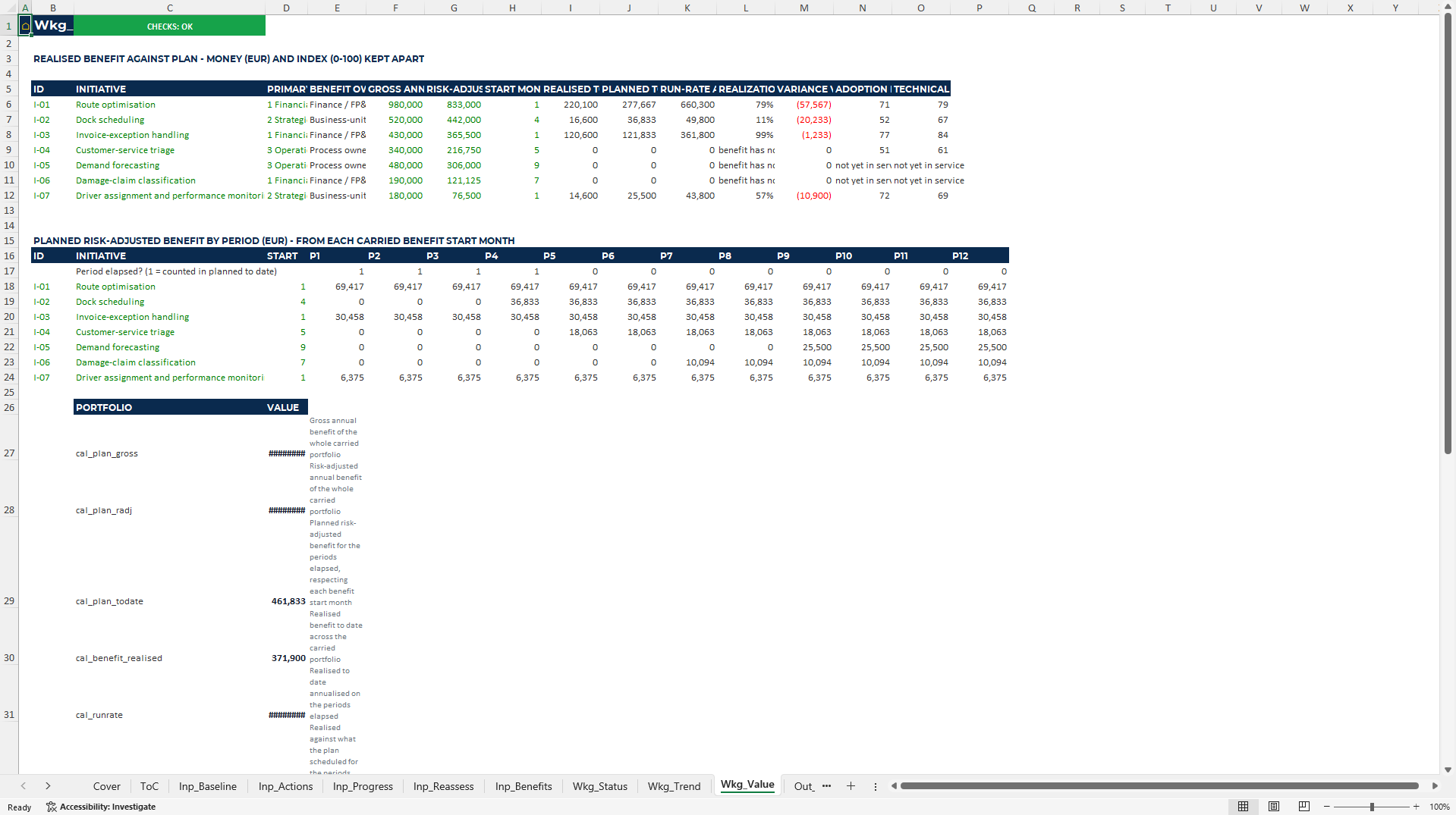 AI Readiness Assessment & Execution Plan Excel Template (Excel template (XLSX)) Preview Image