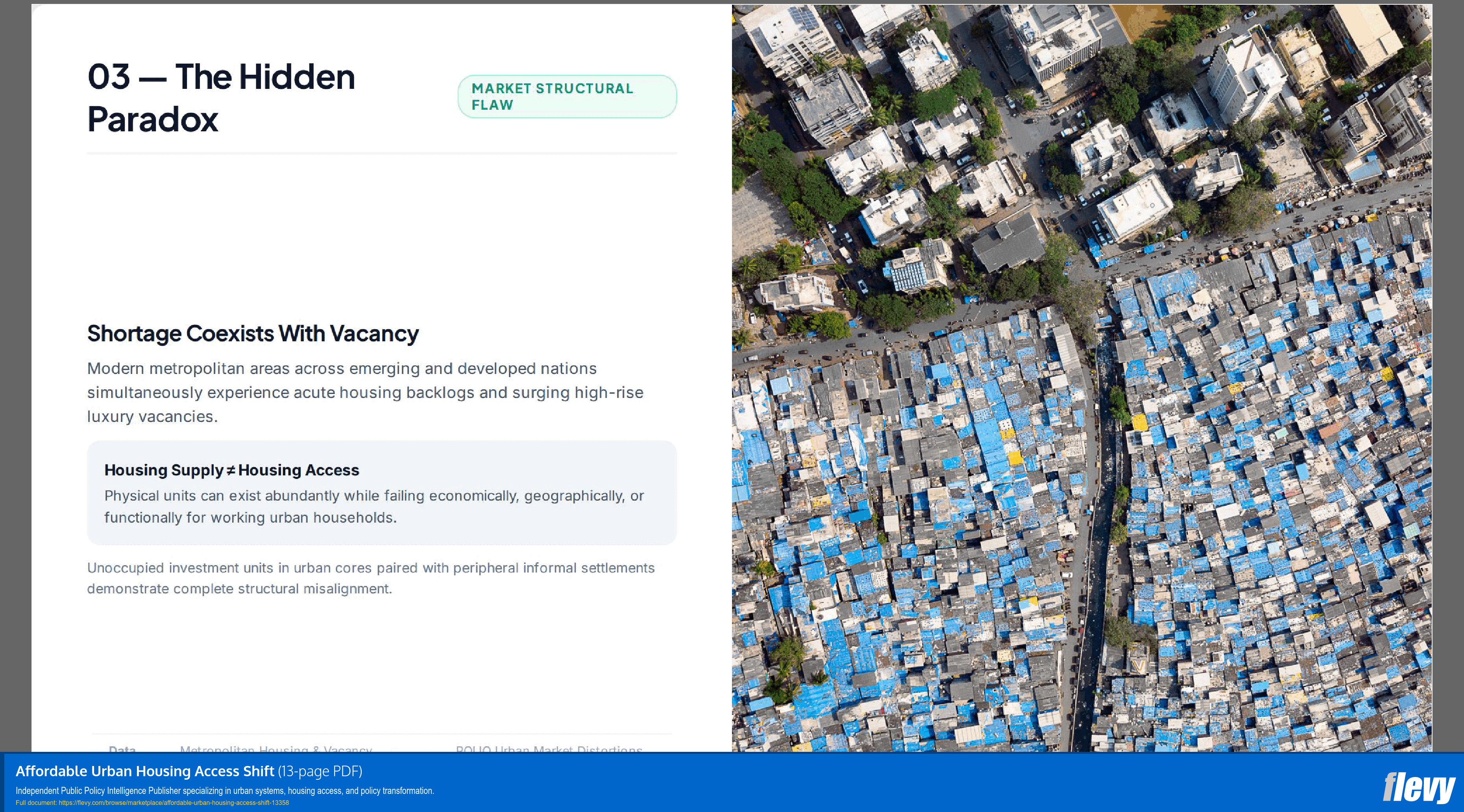 Affordable Urban Housing Access Shift (13-page PDF document) Preview Image