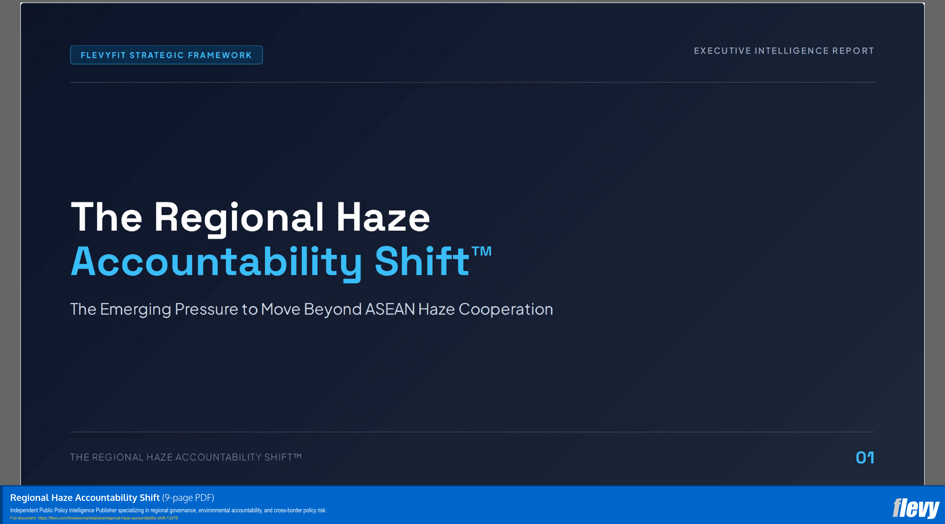 Regional Haze Accountability Shift (9-page PDF document) Preview Image