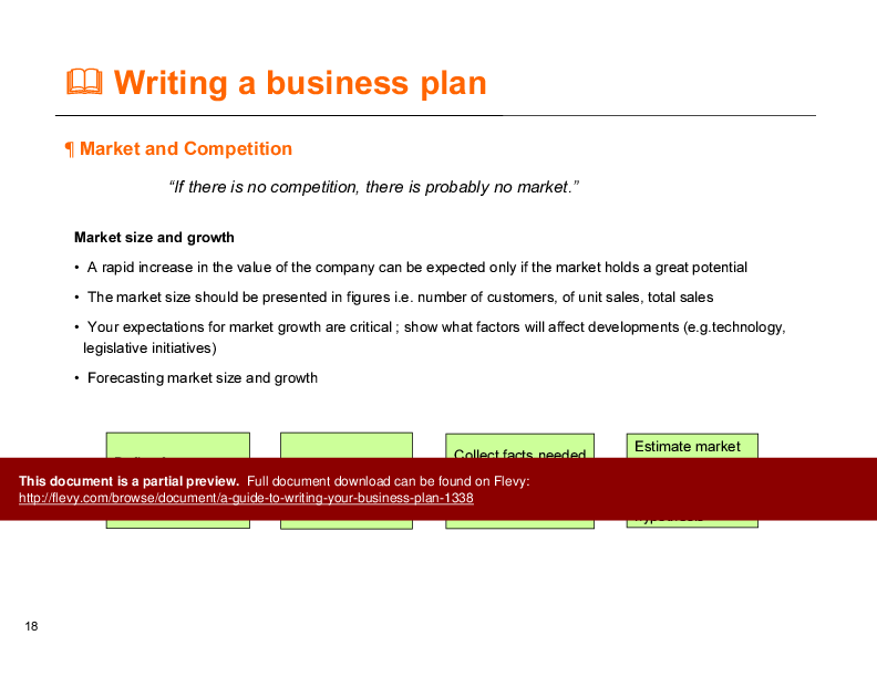 A Guide to Writing Your Business Plan () Preview Image