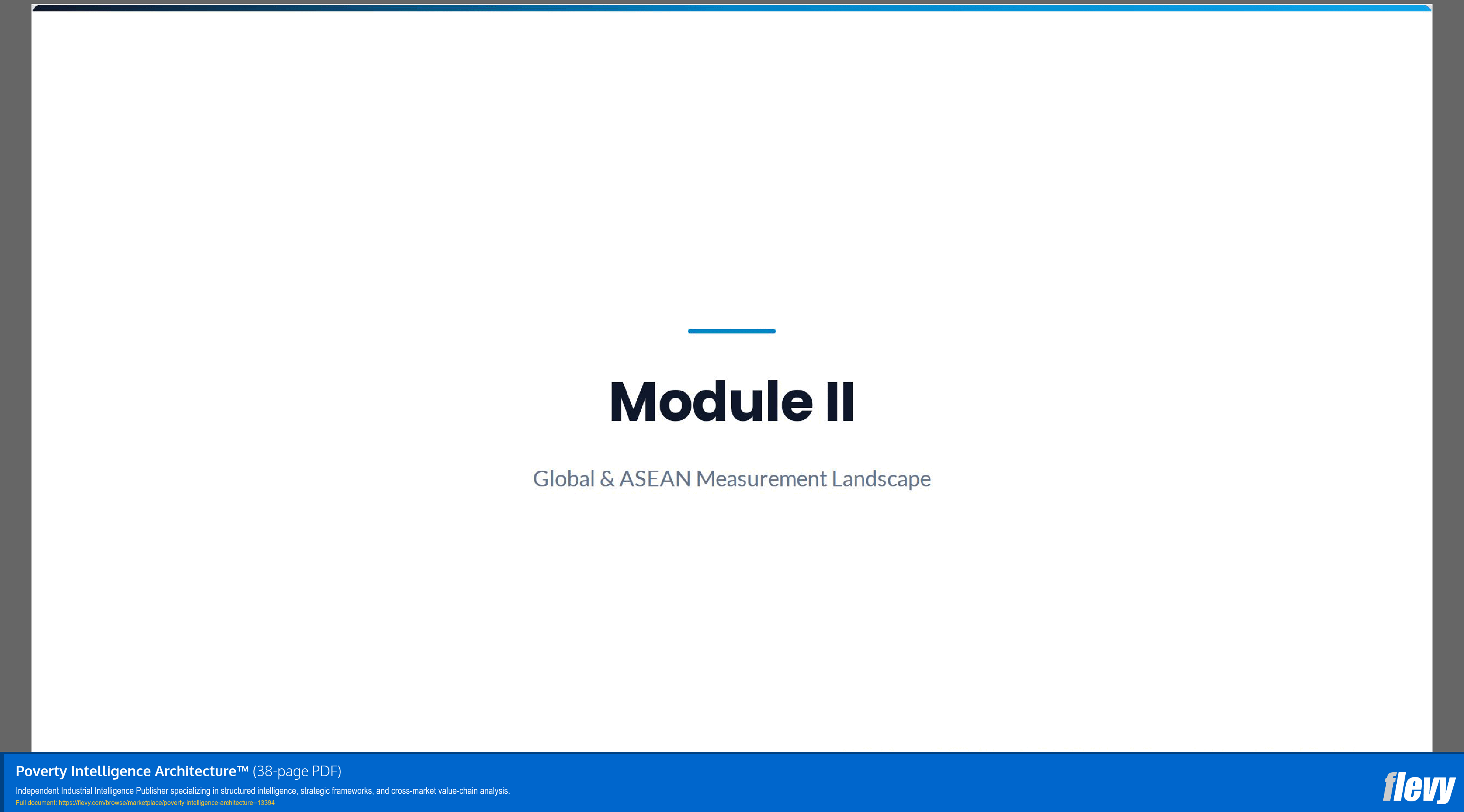 Poverty Intelligence Architecture™ (38-page PDF document) Preview Image