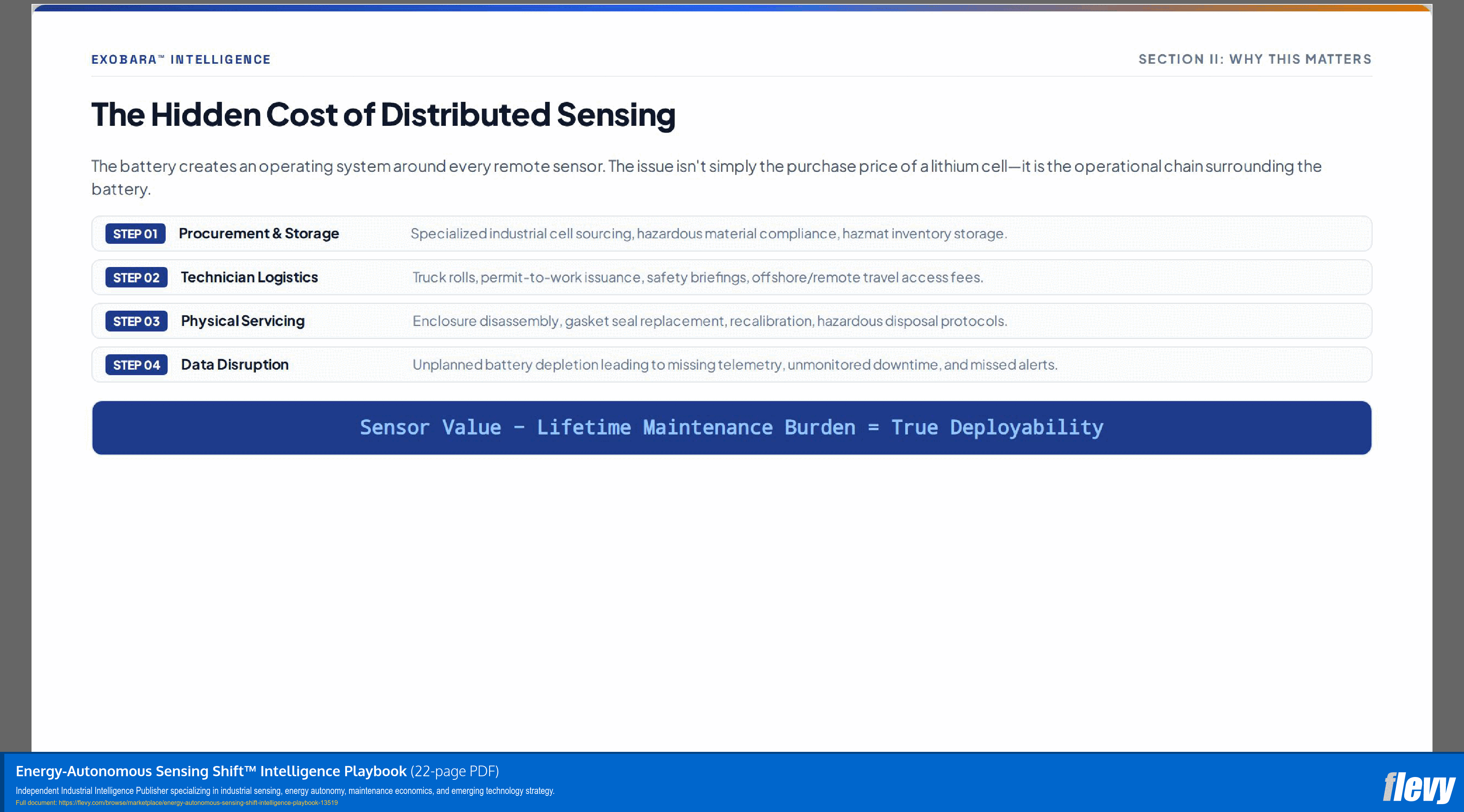 Energy-Autonomous Sensing Shift™ Intelligence Playbook (22-page PDF document) Preview Image