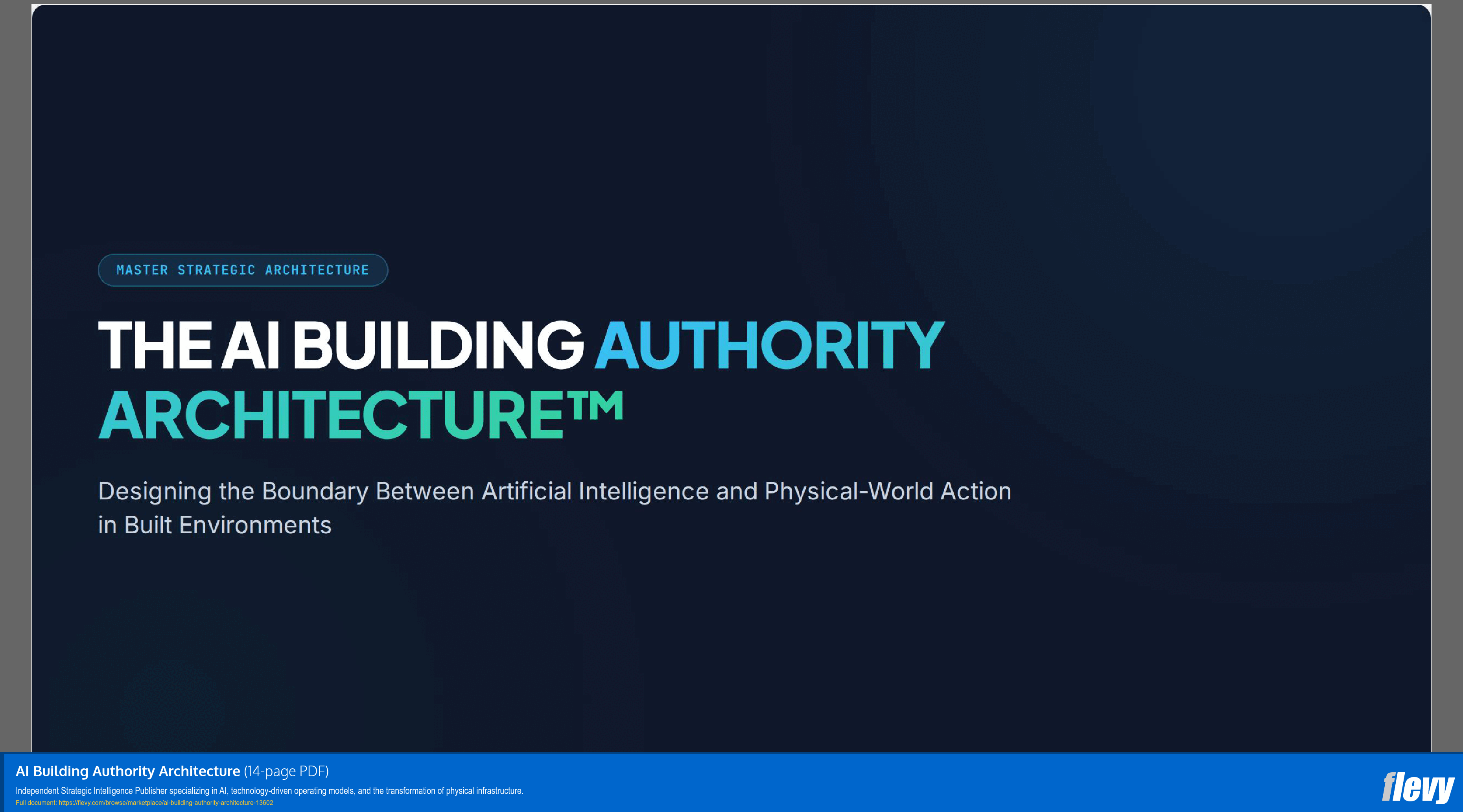 AI Building Authority Architecture (14-page PDF document) Preview Image
