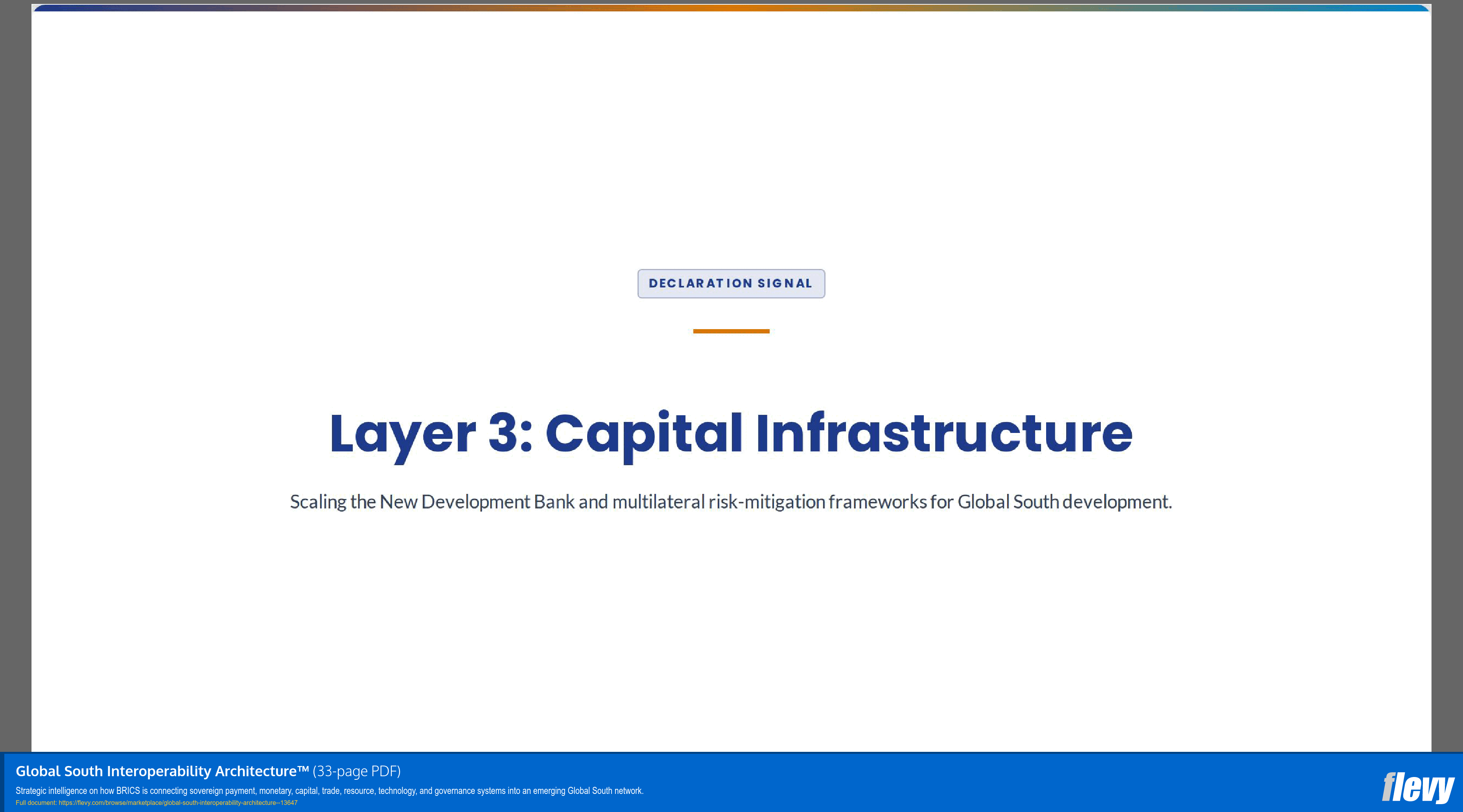 Global South Interoperability Architecture™ (33-page PDF document) Preview Image