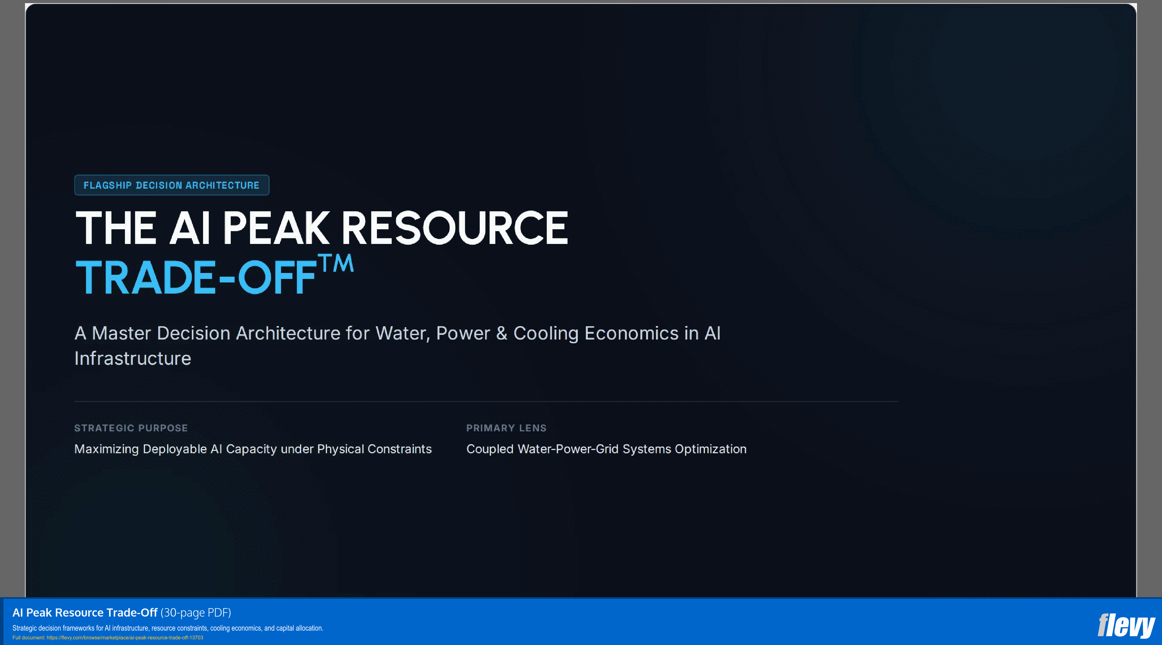 AI Peak Resource Trade-Off (30-page PDF document) Preview Image