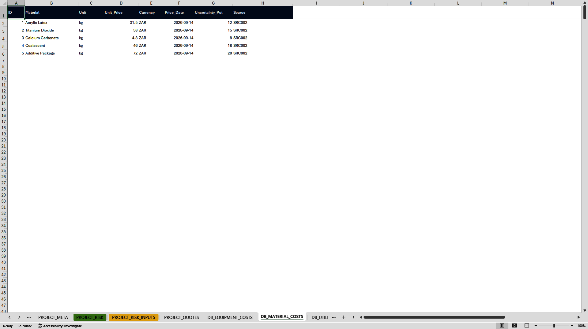 Monte Carlo Costing Studio (Excel template (XLSX)) Preview Image