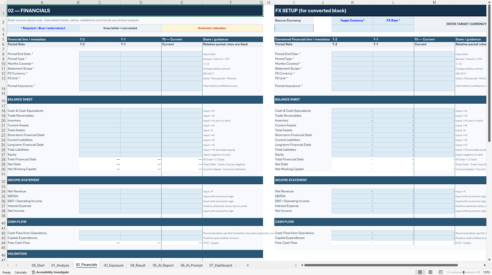 Corporate Credit Risk Analysis and Decision Model (Excel template (XLSX)) Preview Image