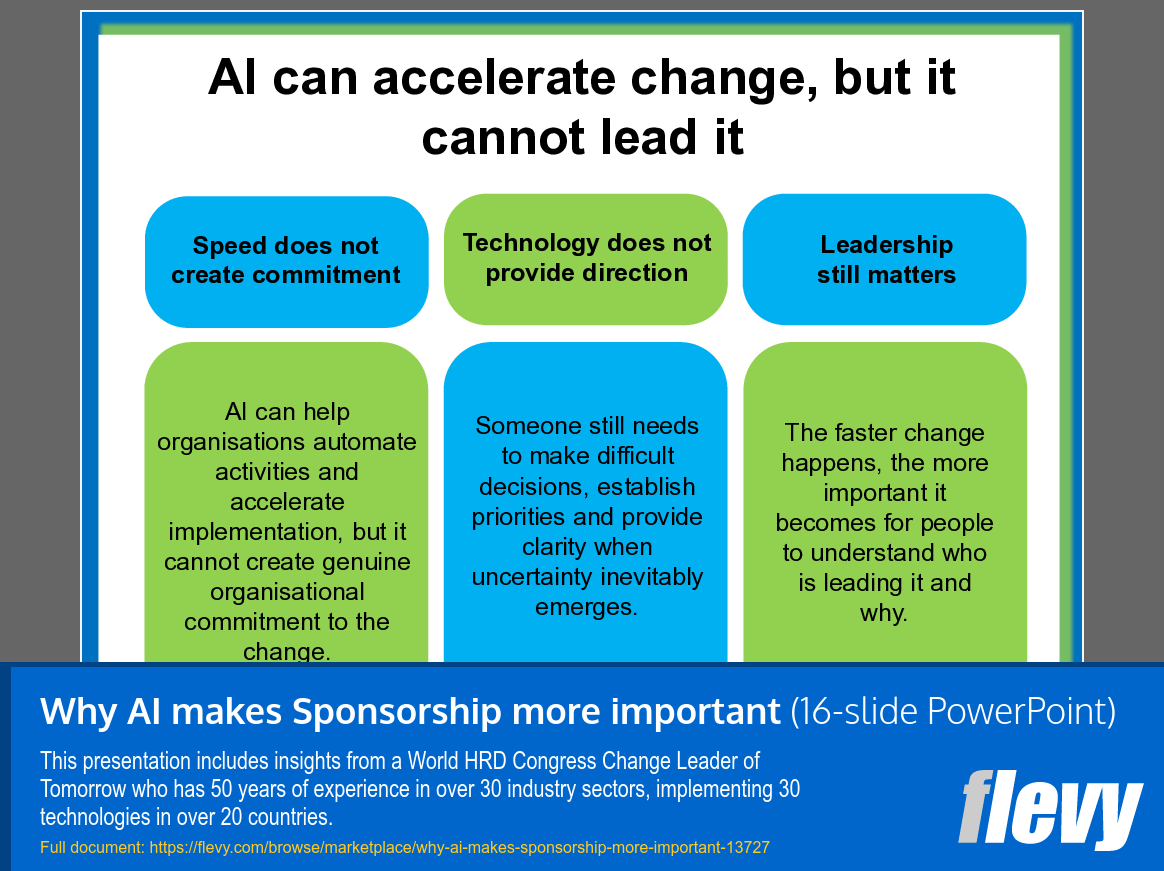 Why AI makes Sponsorship more important (16-slide PPT PowerPoint presentation template (PPT)) Preview Image