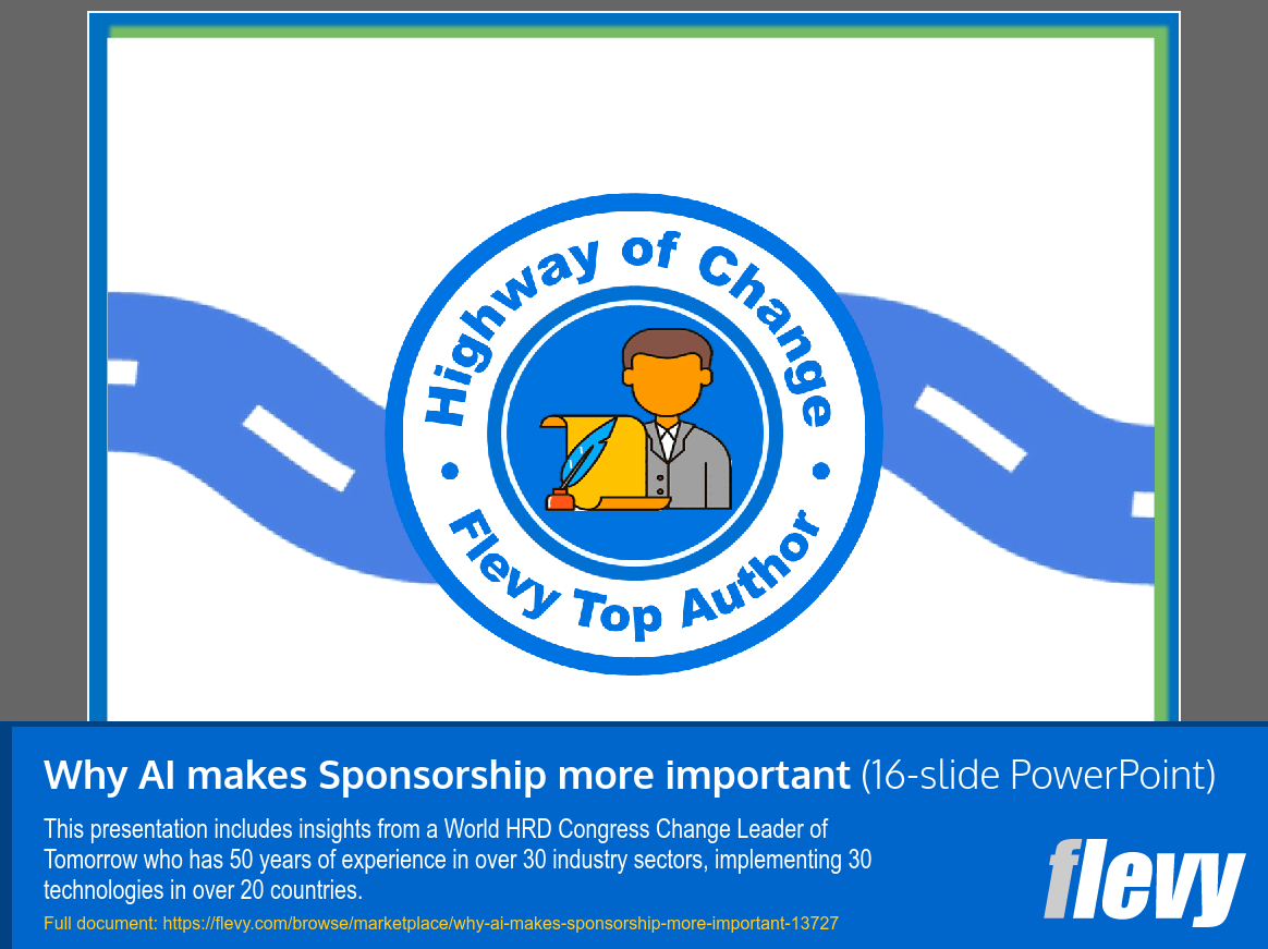 Why AI makes Sponsorship more important (16-slide PPT PowerPoint presentation template (PPT)) Preview Image