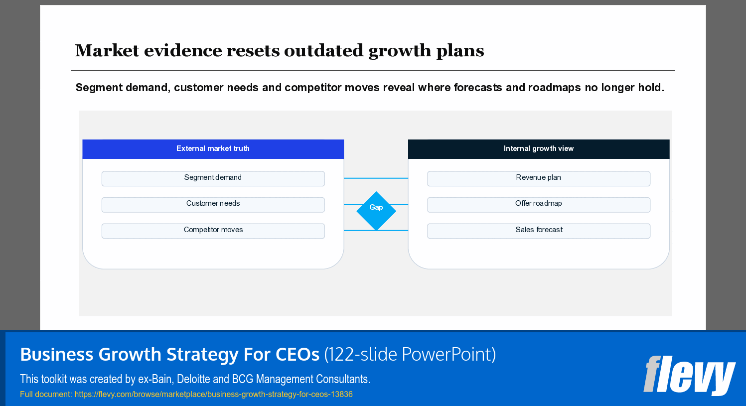 Business Growth Strategy For CEOs (122-slide PPT PowerPoint presentation template (PPTX)) Preview Image