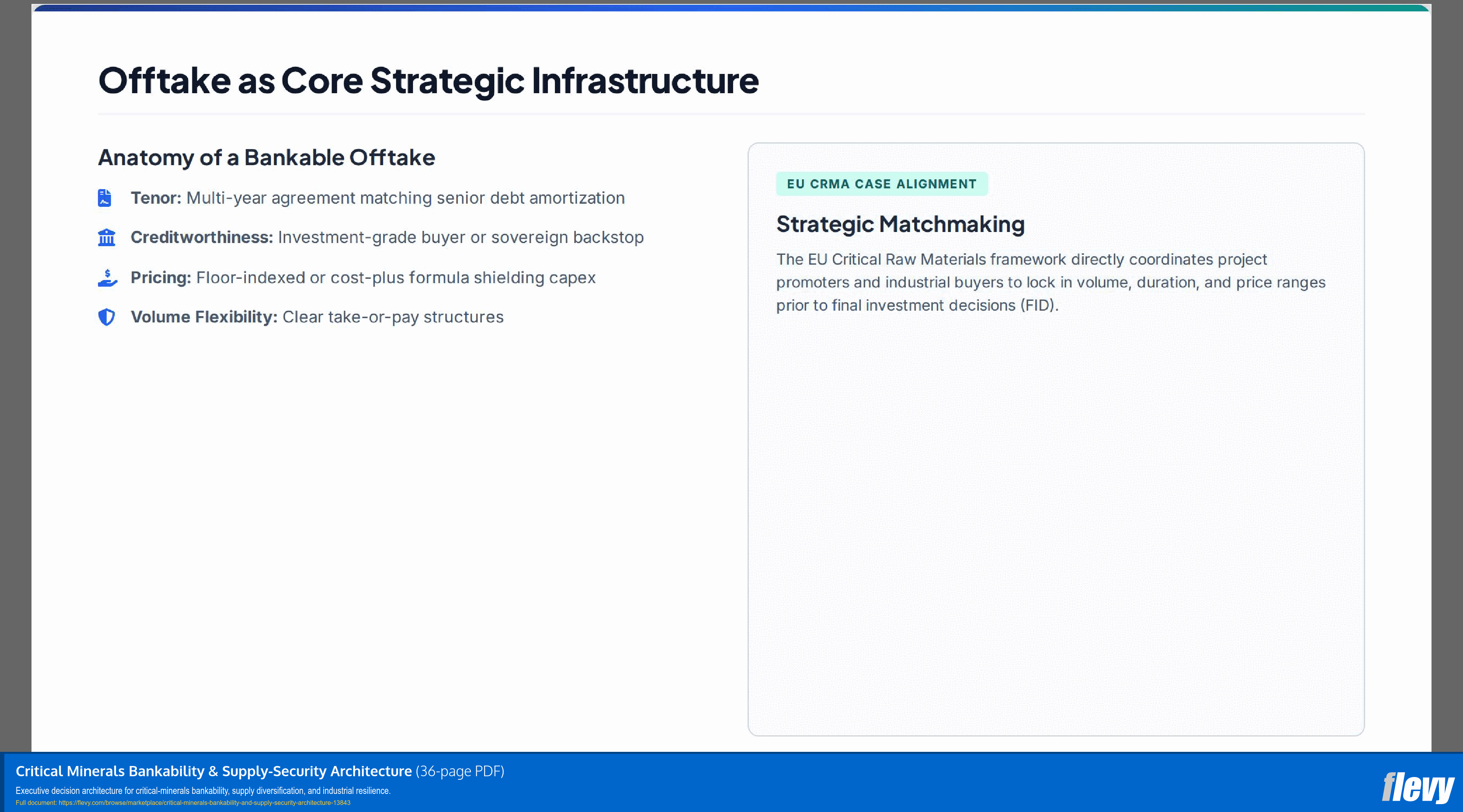 Critical Minerals Bankability & Supply-Security Architecture (36-page PDF document) Preview Image