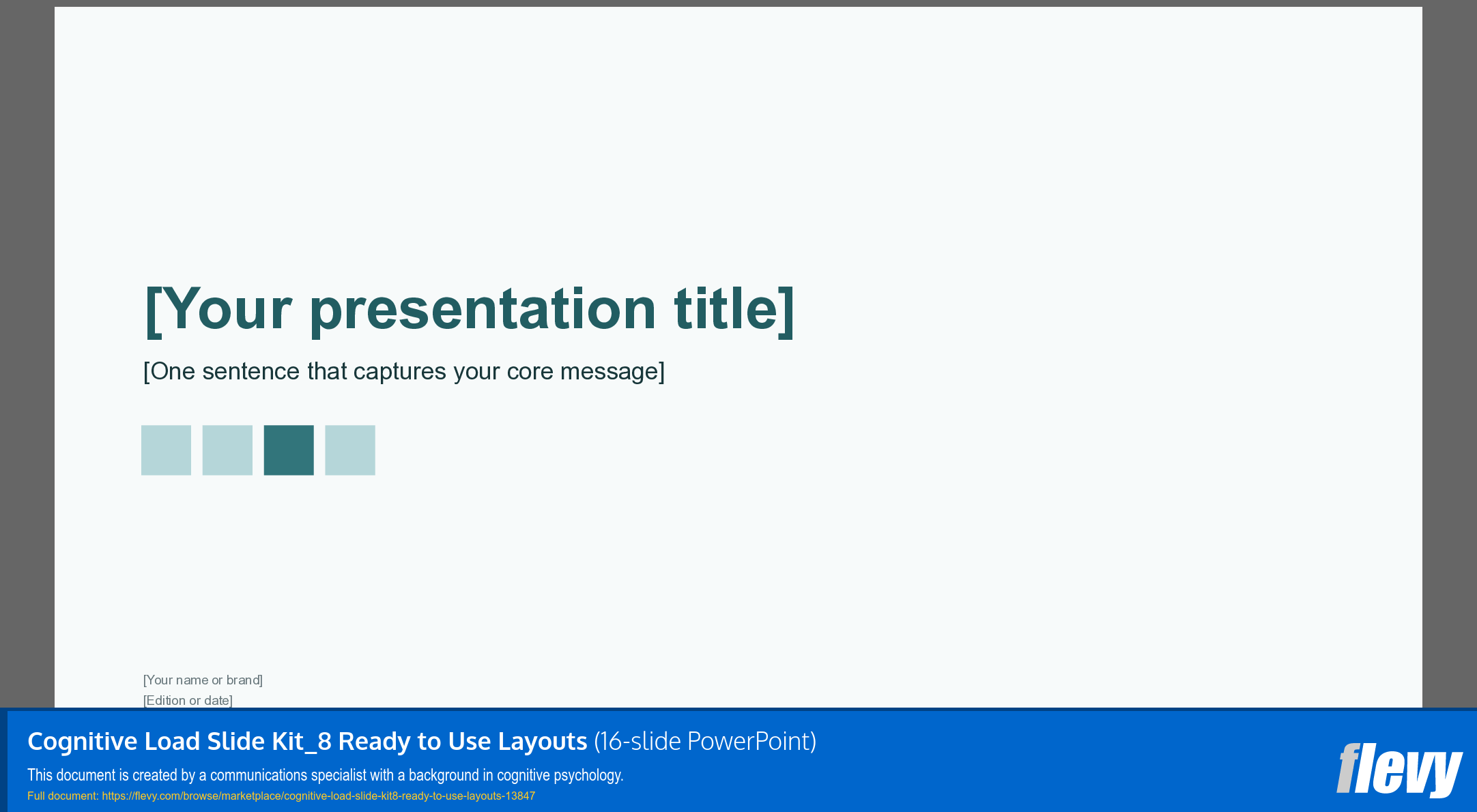 Cognitive Load Slide Kit_8 Ready to Use Layouts (16-slide PPT PowerPoint presentation template (PPTX)) Preview Image