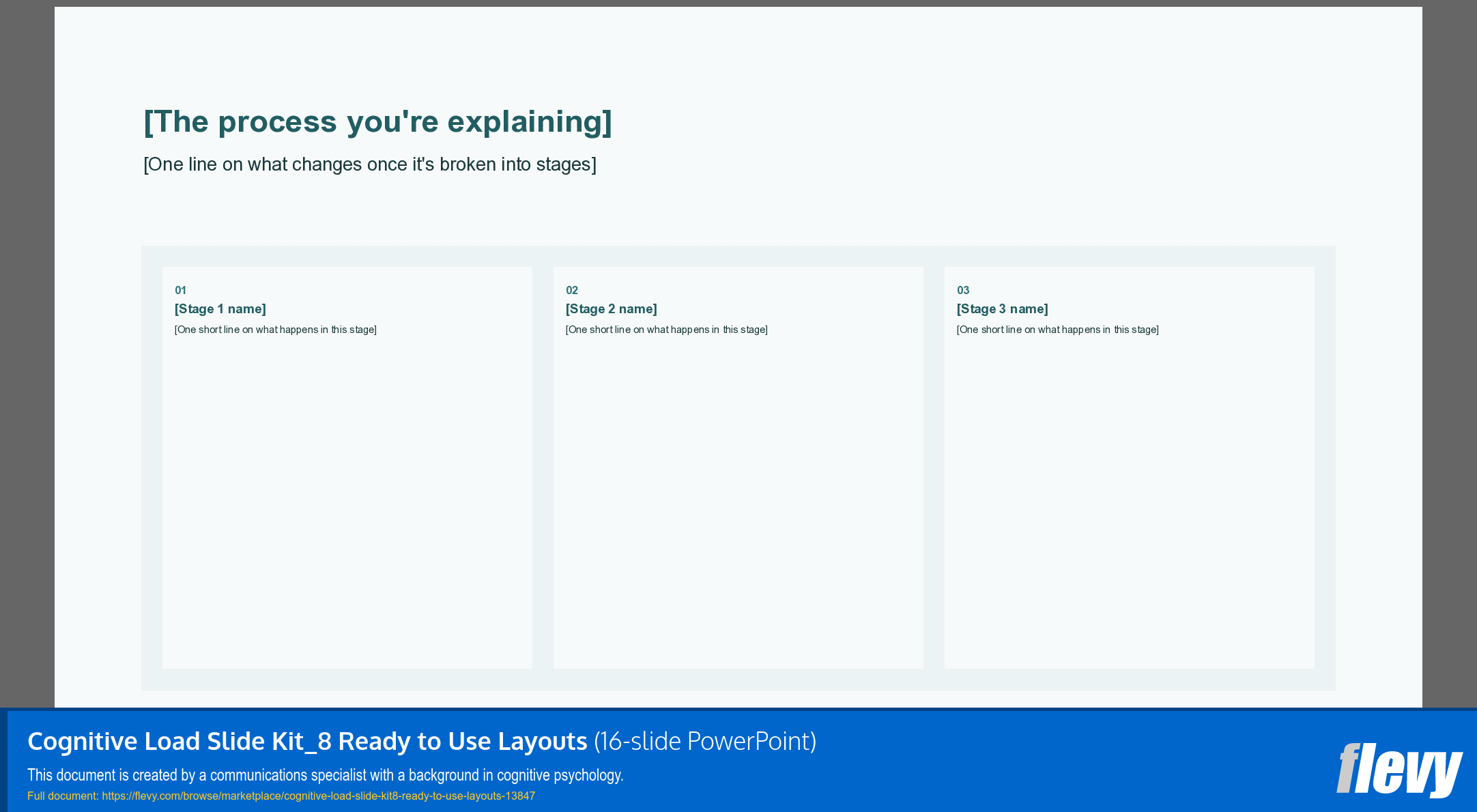 Cognitive Load Slide Kit_8 Ready to Use Layouts (16-slide PPT PowerPoint presentation template (PPTX)) Preview Image
